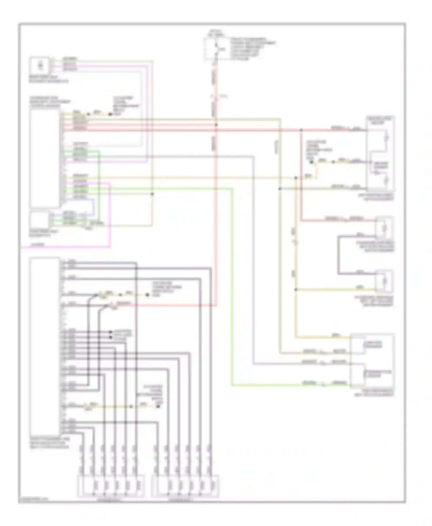 A7 Audi I (2010-2014): Rear heated seats circuit, with ventilation (2 of 2)