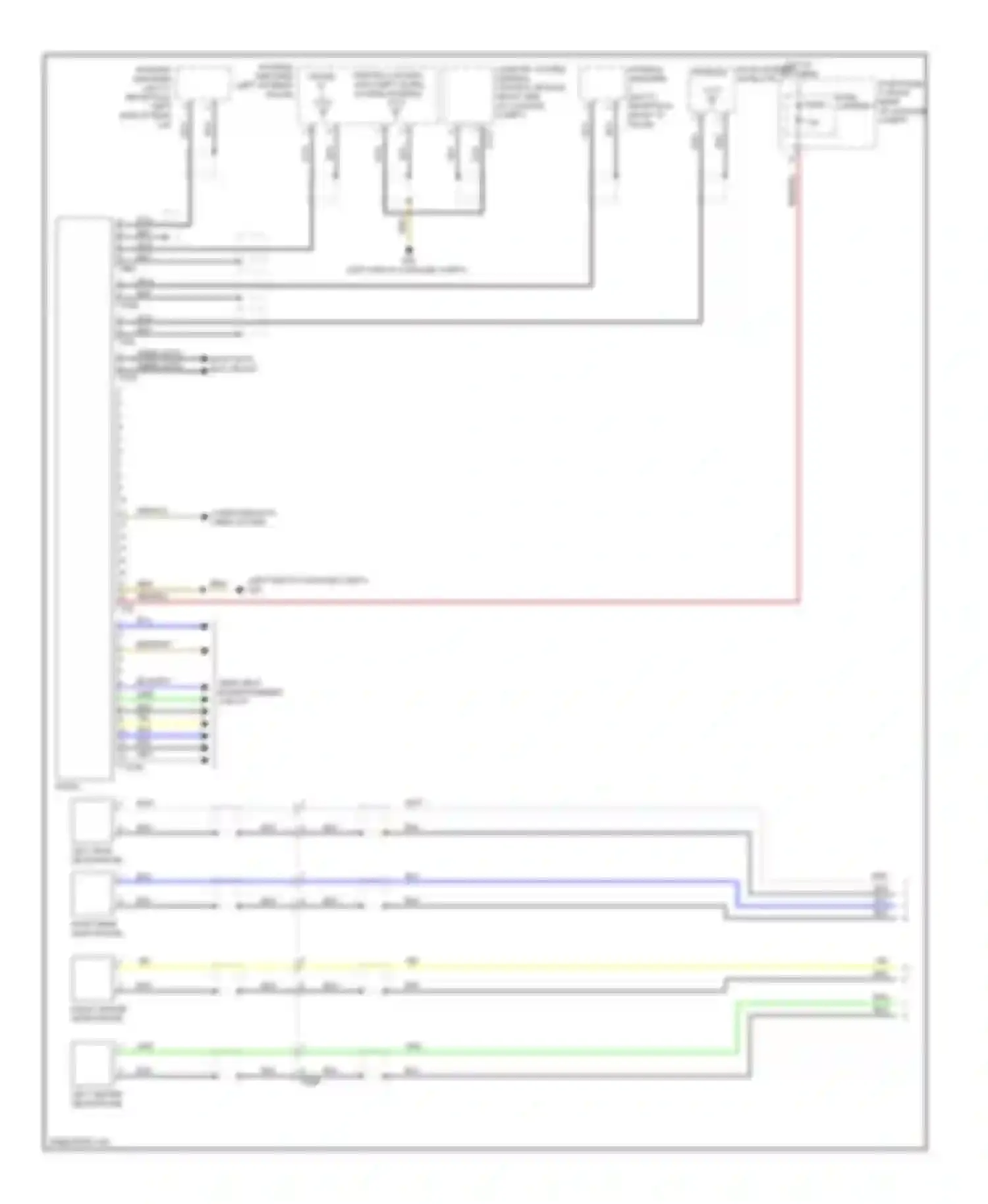 A7 Audi I (2010-2014): Radio circuit, bose mmi (1 of 2)