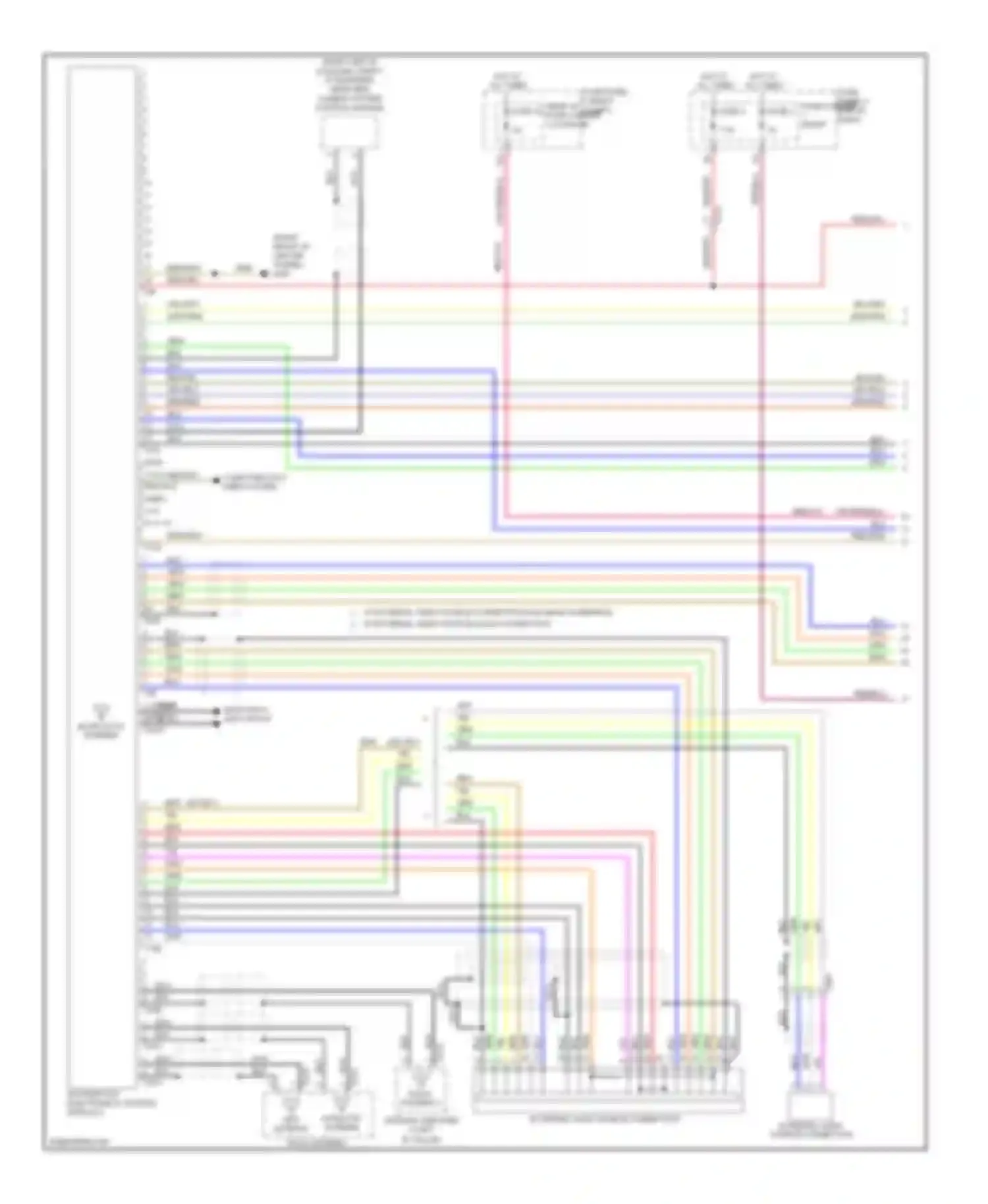 A7 Audi I (2010-2014): Radio circuit, bose rmc (1 of 3)