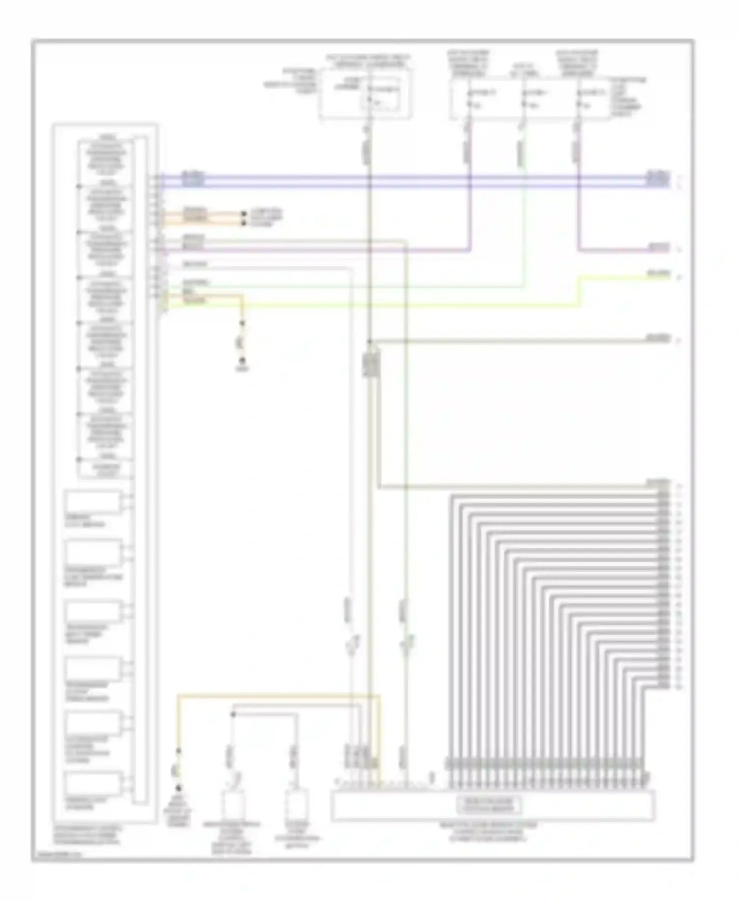 Wiring diagram automatic transmission pressure regulating valve 6 for Audi A7 I (2010-2014) (1 of 1)