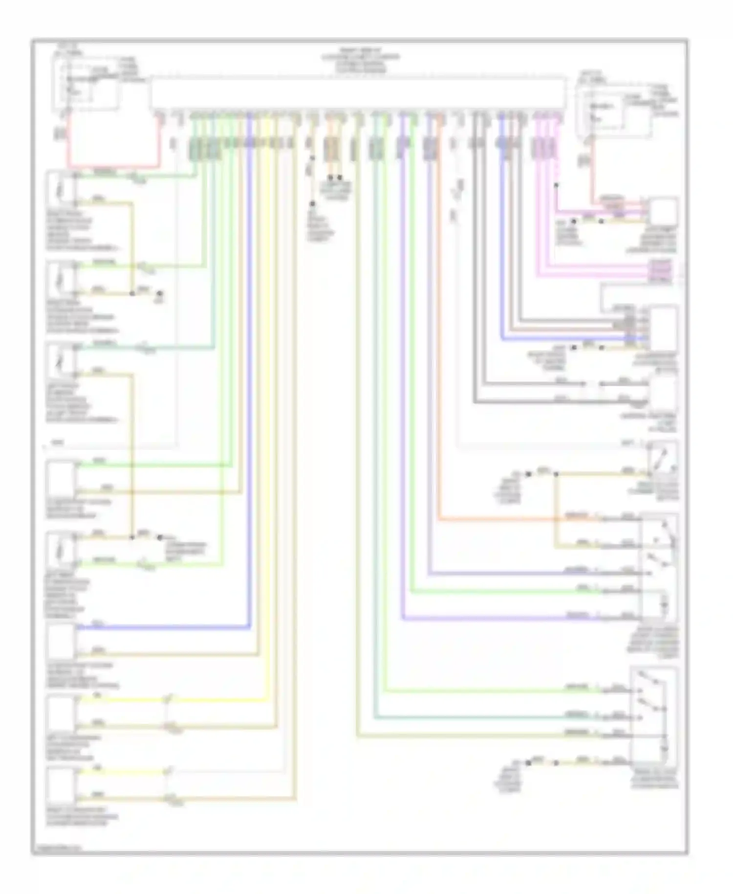 Wiring diagram blu/vio for Audi A7 I (2010-2014) (1 of 11)