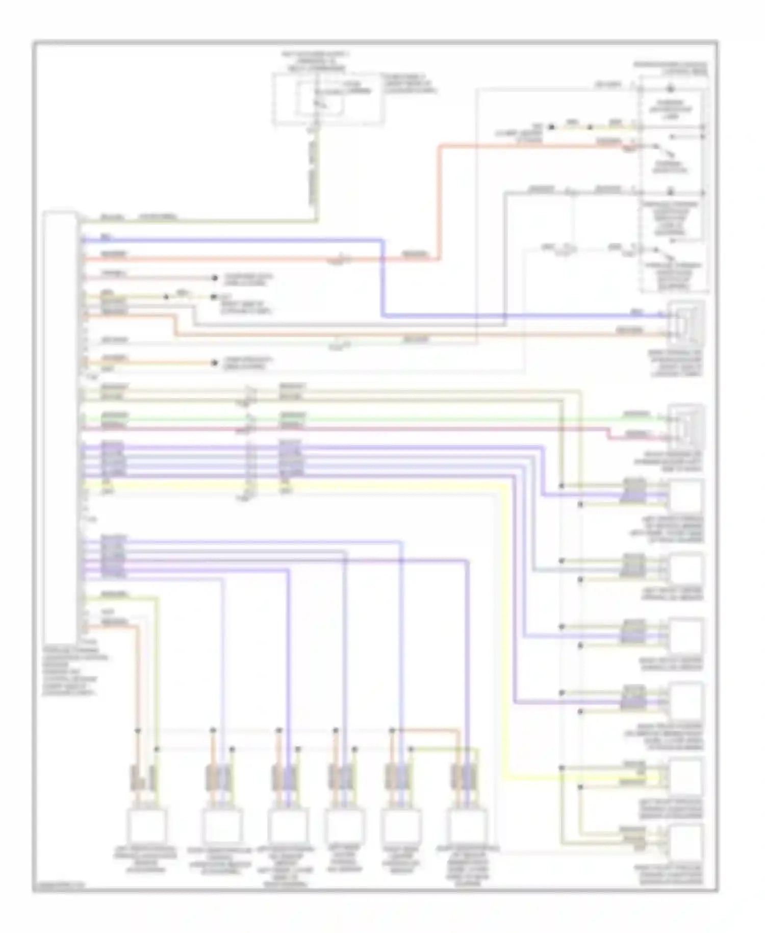 Wiring diagram blu/wht for Audi A7 I (2010-2014) (27 of 38)