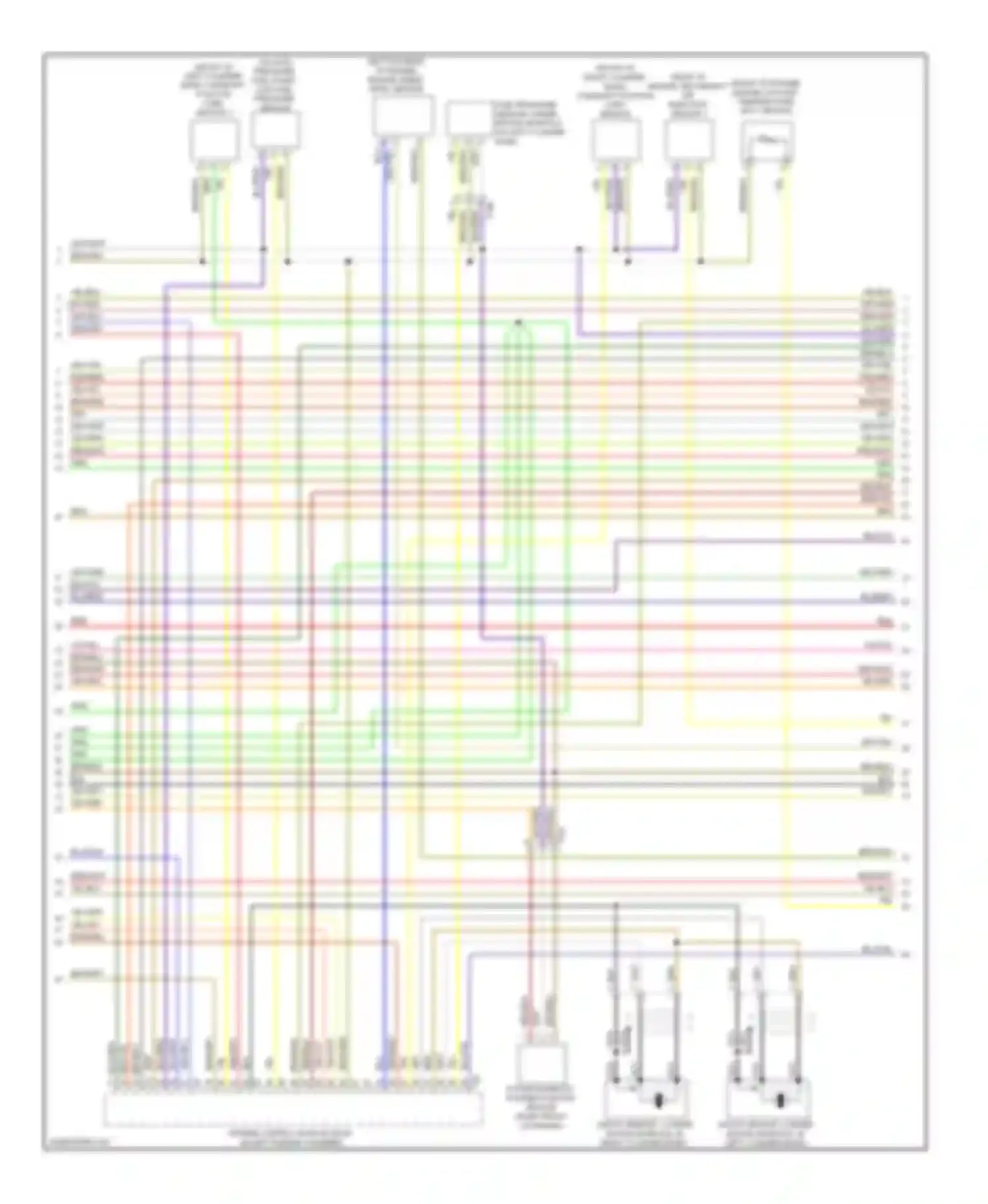 Wiring diagram blk/vio for Audi A7 I (2010-2014)