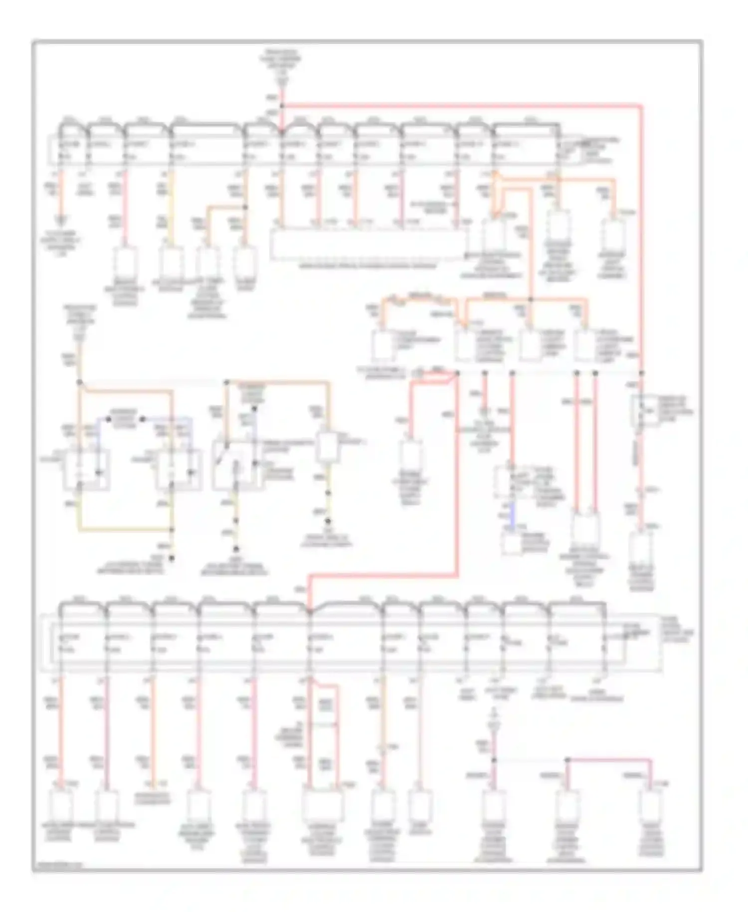 Wiring diagram light switch for Audi A7 I (2010-2014)