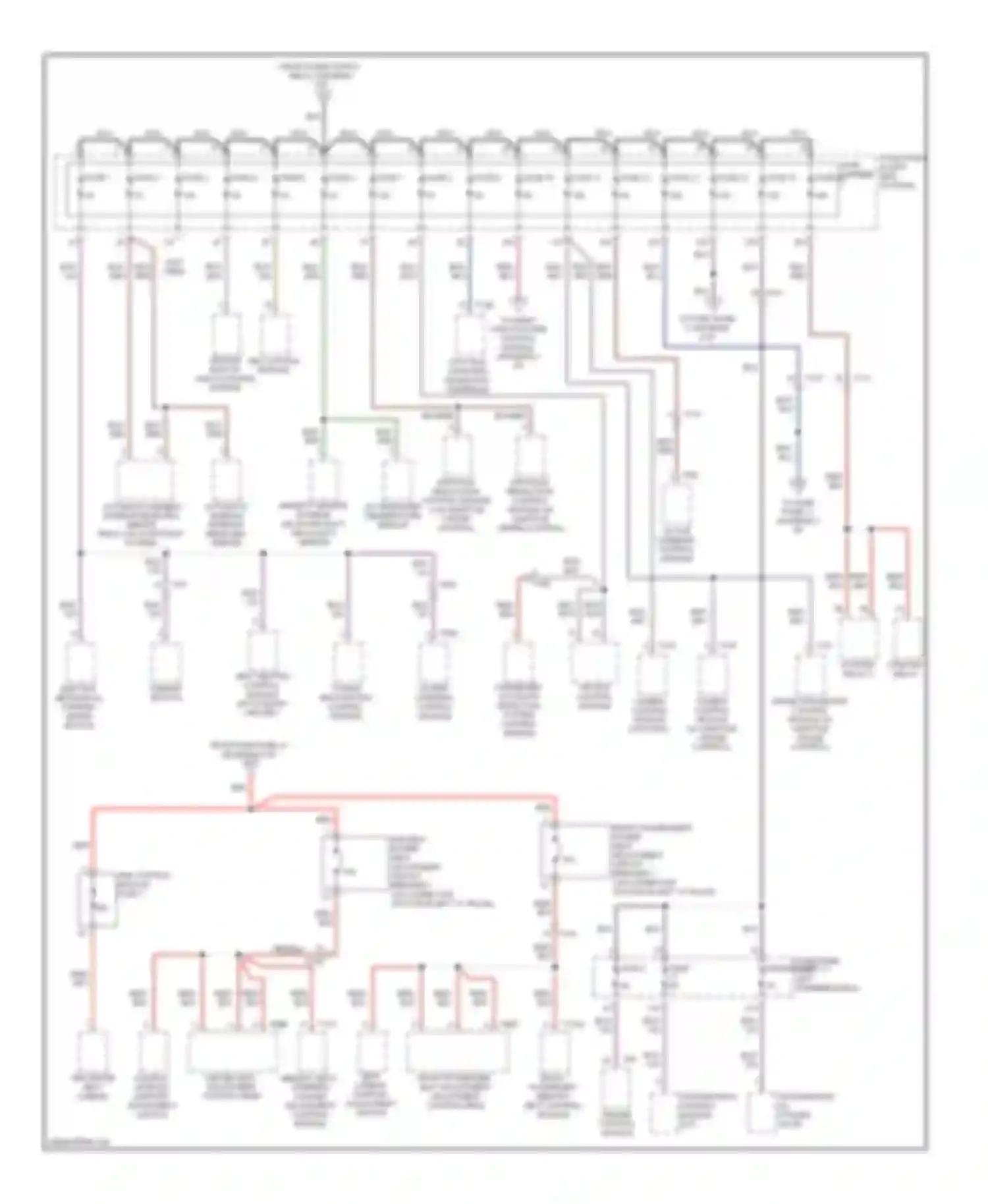 Wiring diagram a/c pressure/ temperature sensor for Audi A7 I (2010-2014)