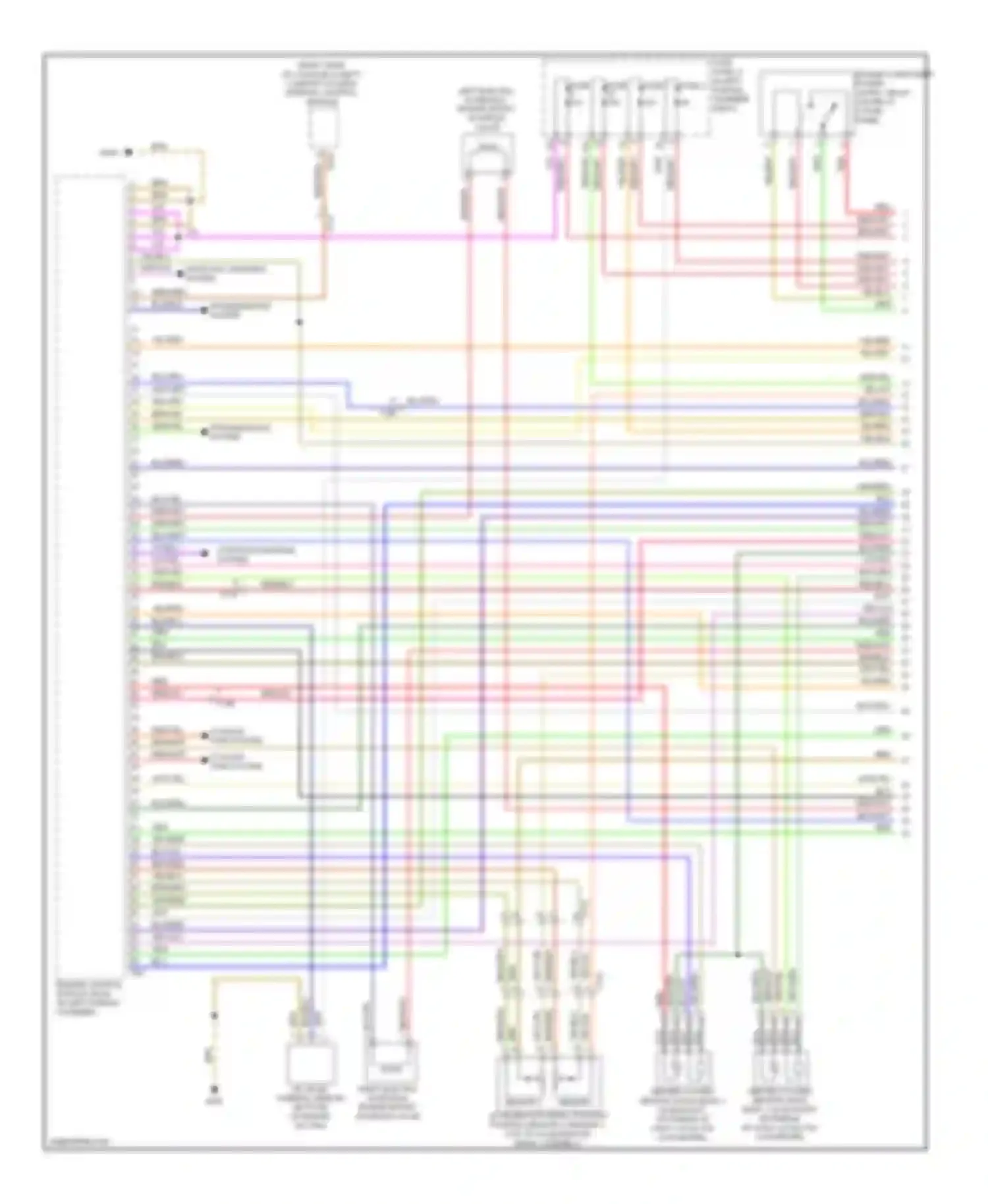 Wiring diagram starting/charging system for Audi A7 I (2010-2014)