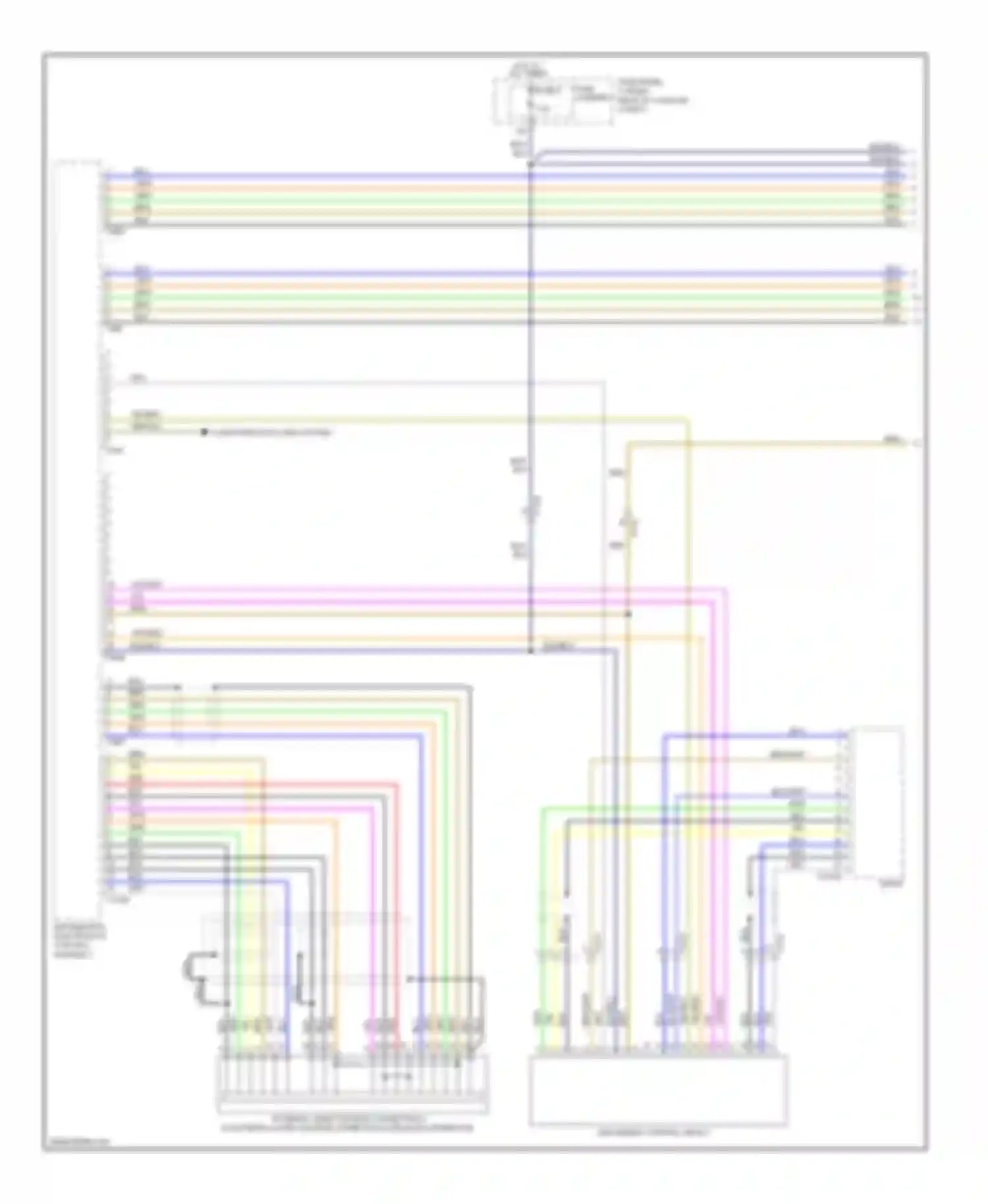 Wiring diagram fuse carrier 3 for Audi A7 I (2010-2014)