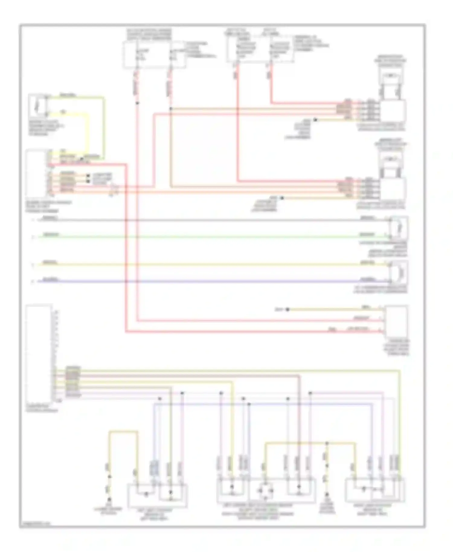 Wiring diagram outside air temperature sensor for Audi A7 I (2010-2014)