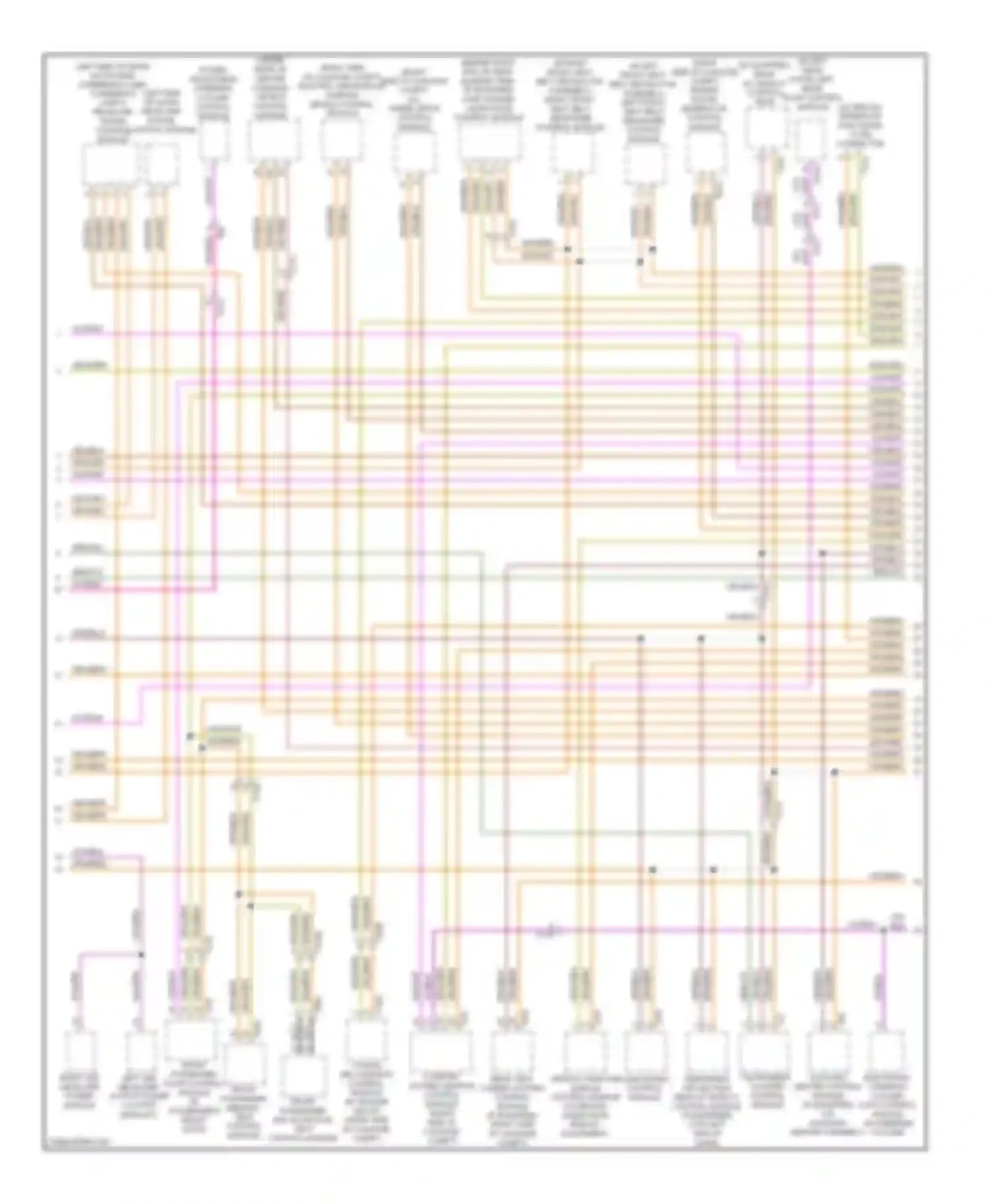 Wiring diagram instrument cluster control module for Audi A7 I (2010-2014) (2 of 25)