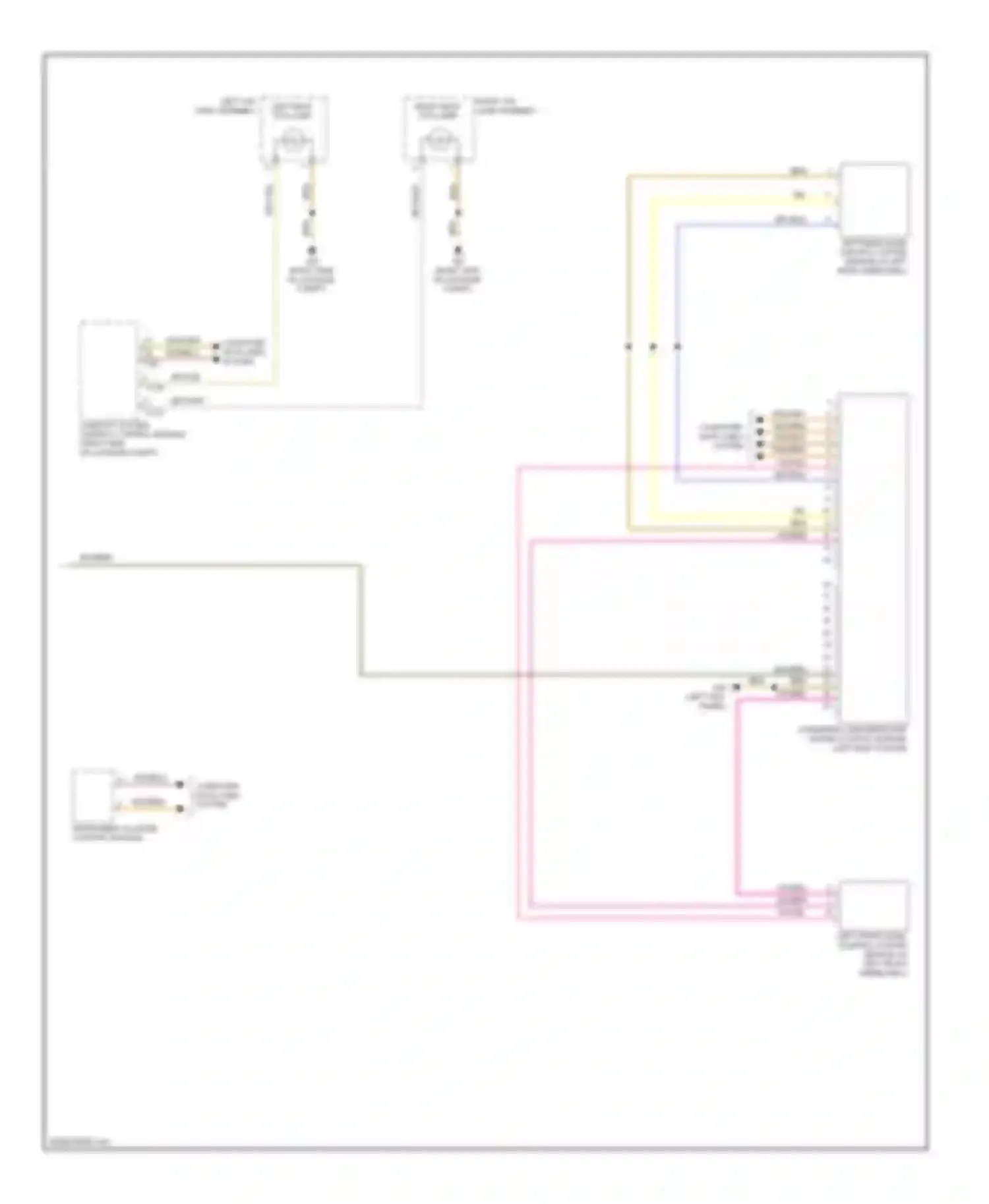 Wiring diagram blk/brn for Audi A7 I (2010-2014)