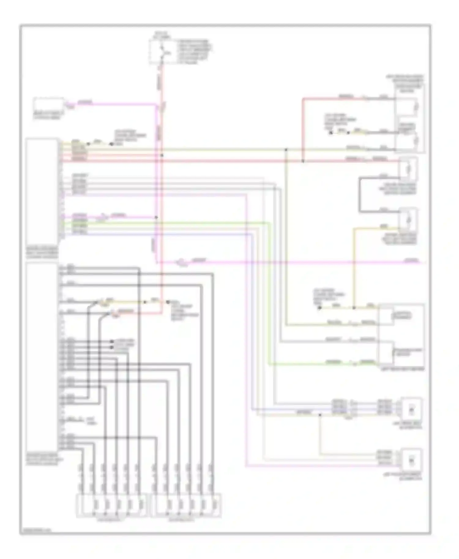 Wiring diagram valve block 1 for Audi A7 I (2010-2014) (1 of 4)