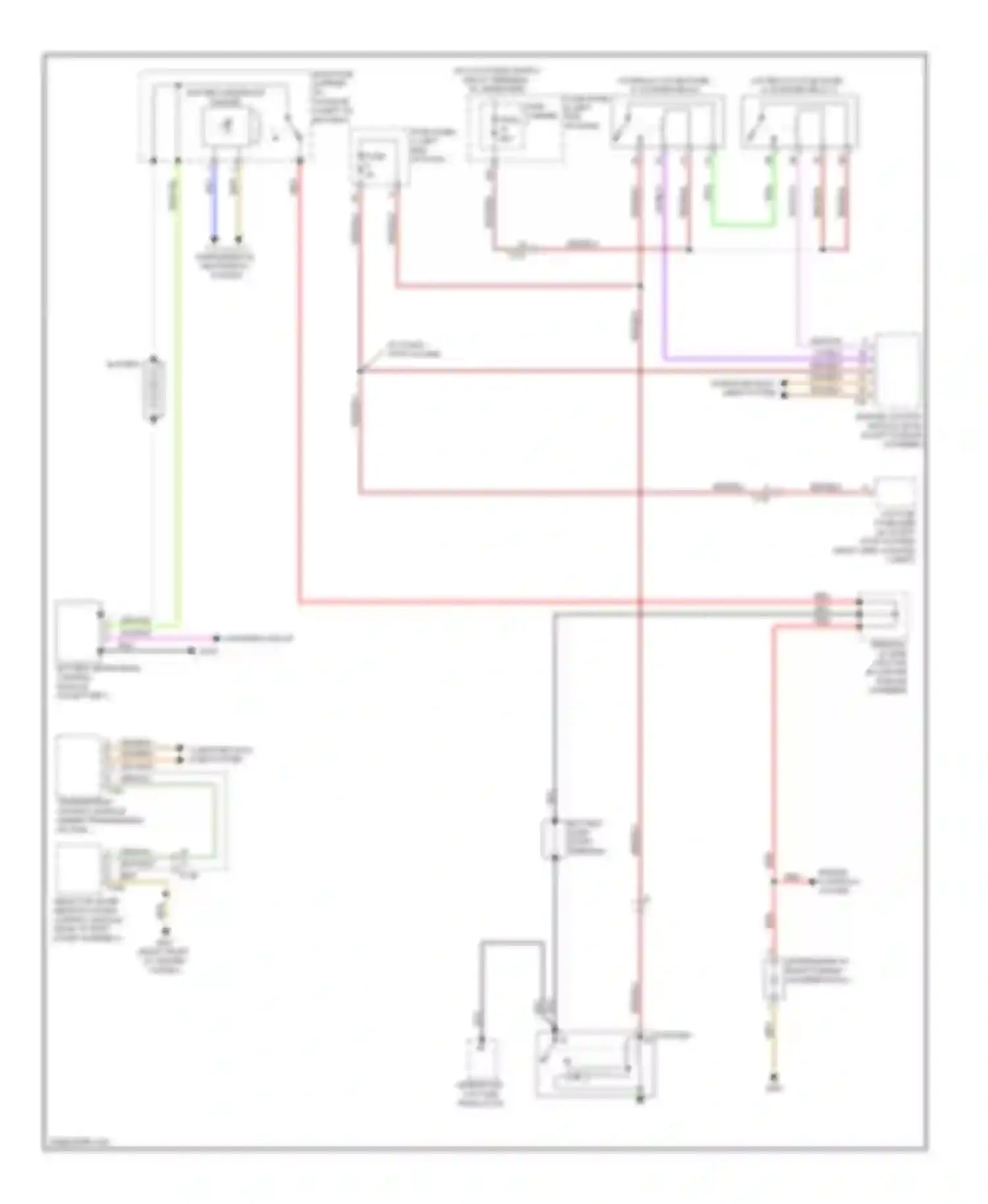 Wiring diagram voltage stabilizer for Audi A7 I (2010-2014) (1 of 1)