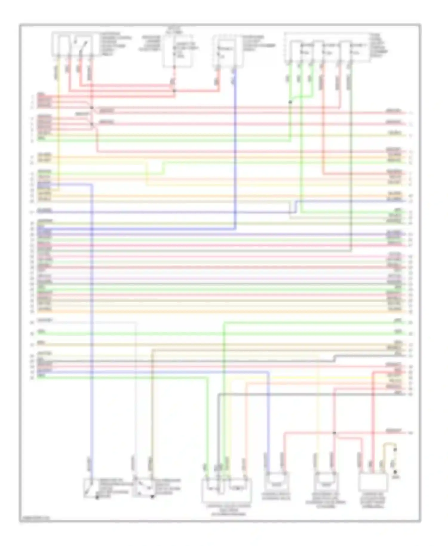 Wiring diagram wht/yel for Audi A7 I (2010-2014) (10 of 15)