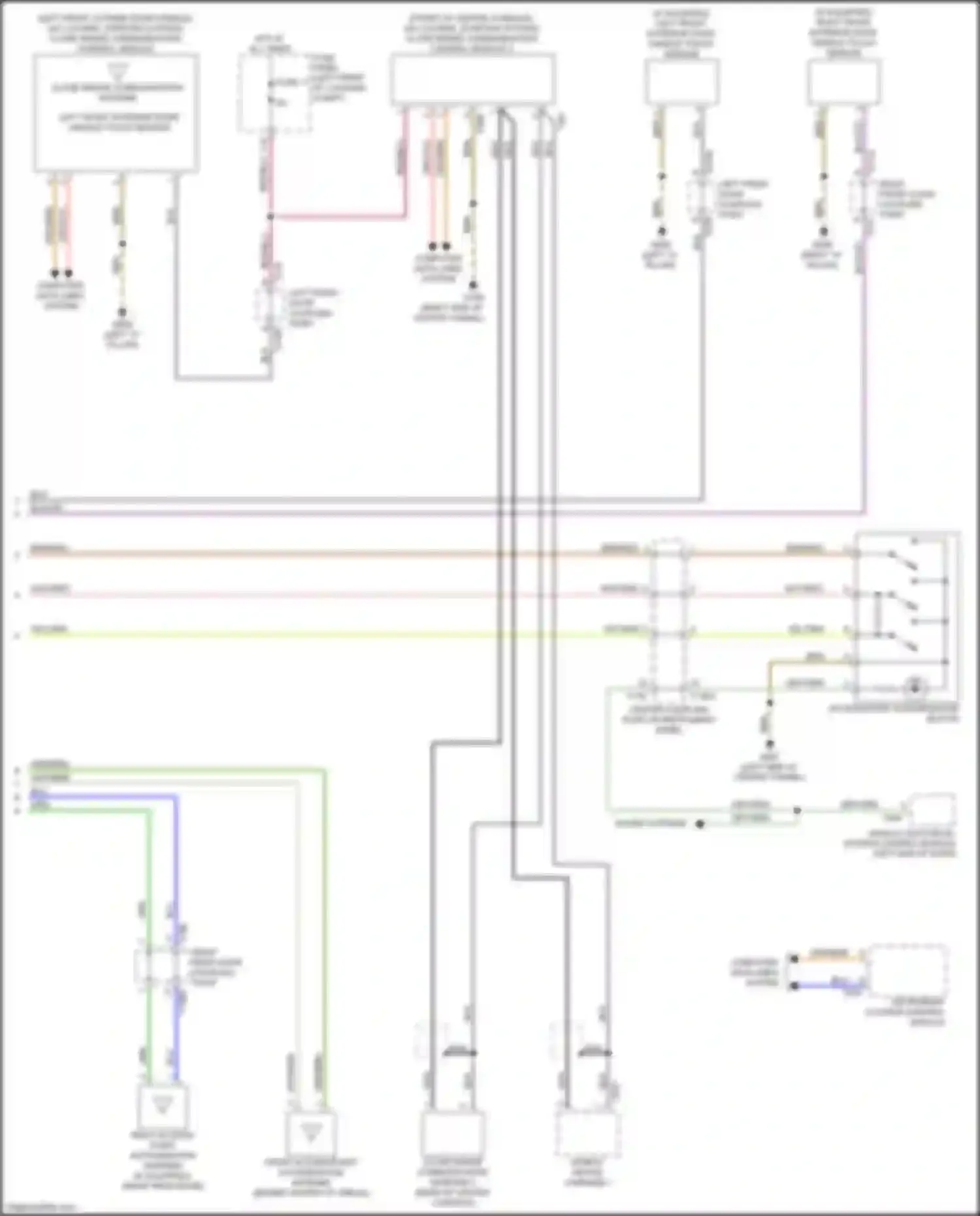 A7 Audi II (2018-2023): Access/start circuit (2 of 2)