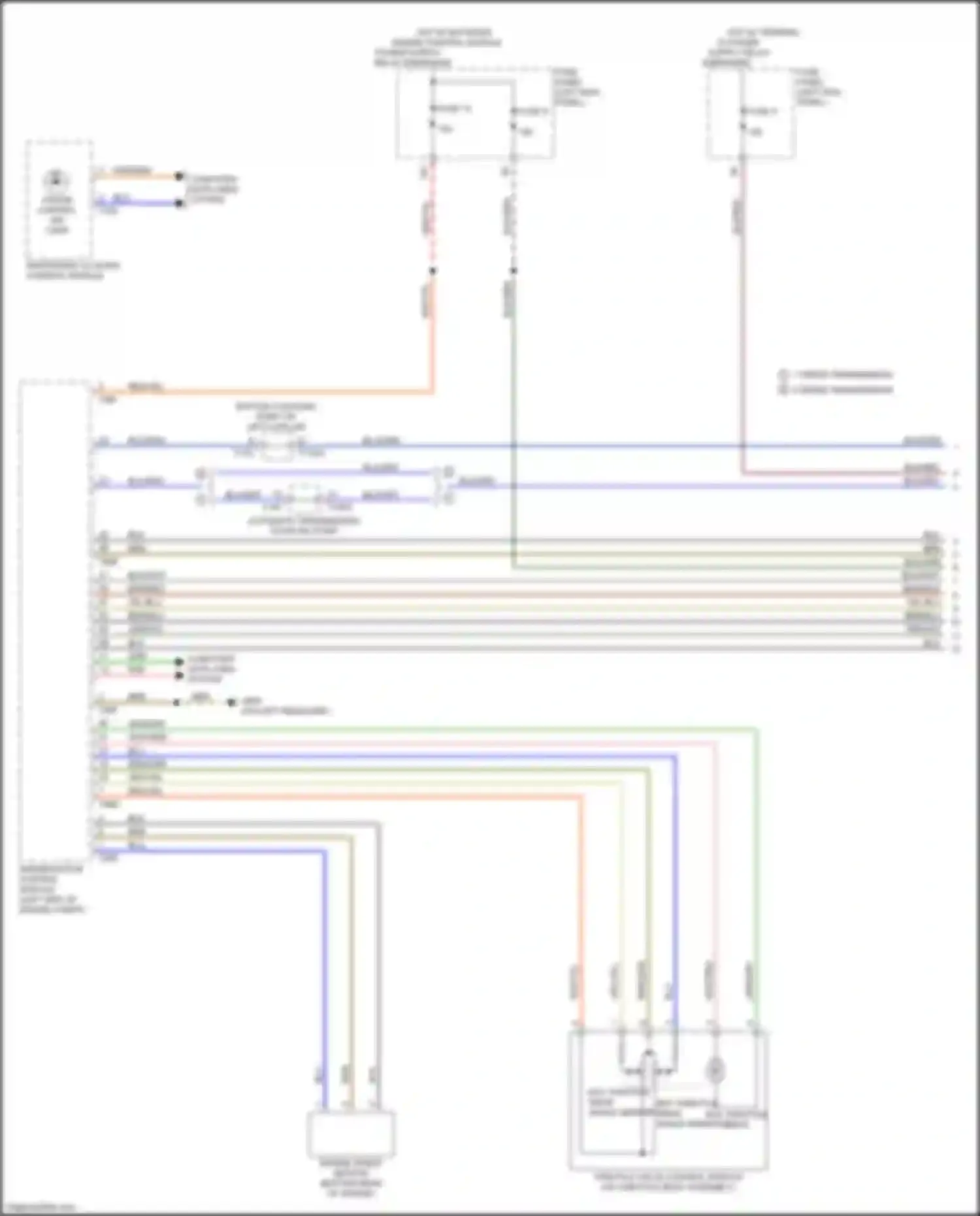 A7 Audi II (2018-2023): Cruise control circuit (1 of 2)