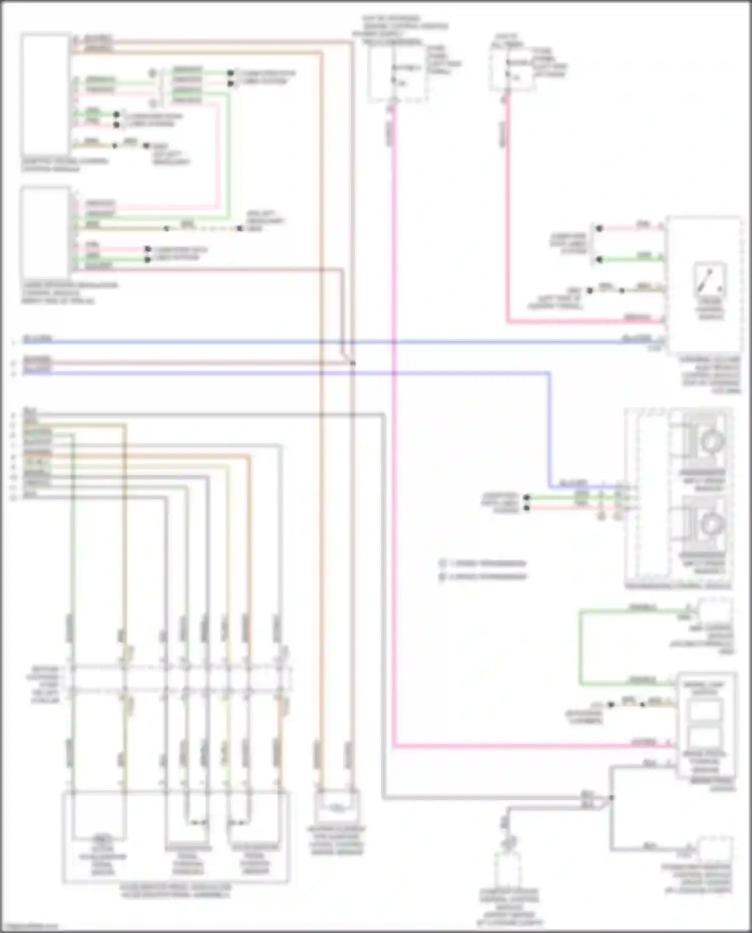 A7 Audi II (2018-2023): Cruise control circuit (2 of 2)