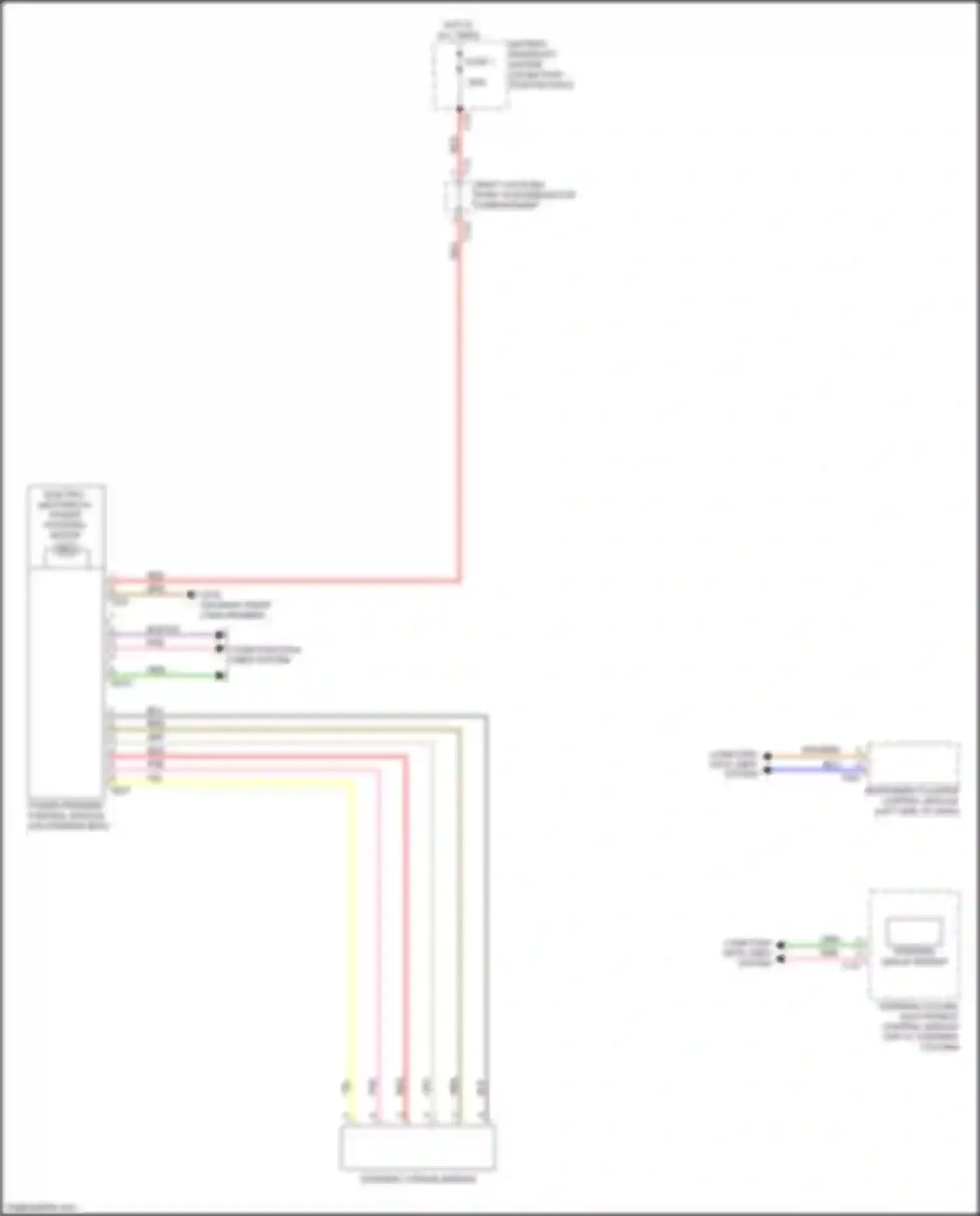 A7 Audi II (2018-2023): Electromechanical power steering circuit