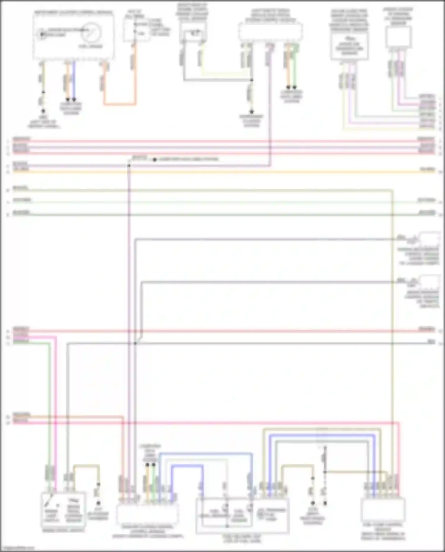 A7 Audi II (2018-2023): Wiring diagram engine performance 3.0l turbo (3 of 10)