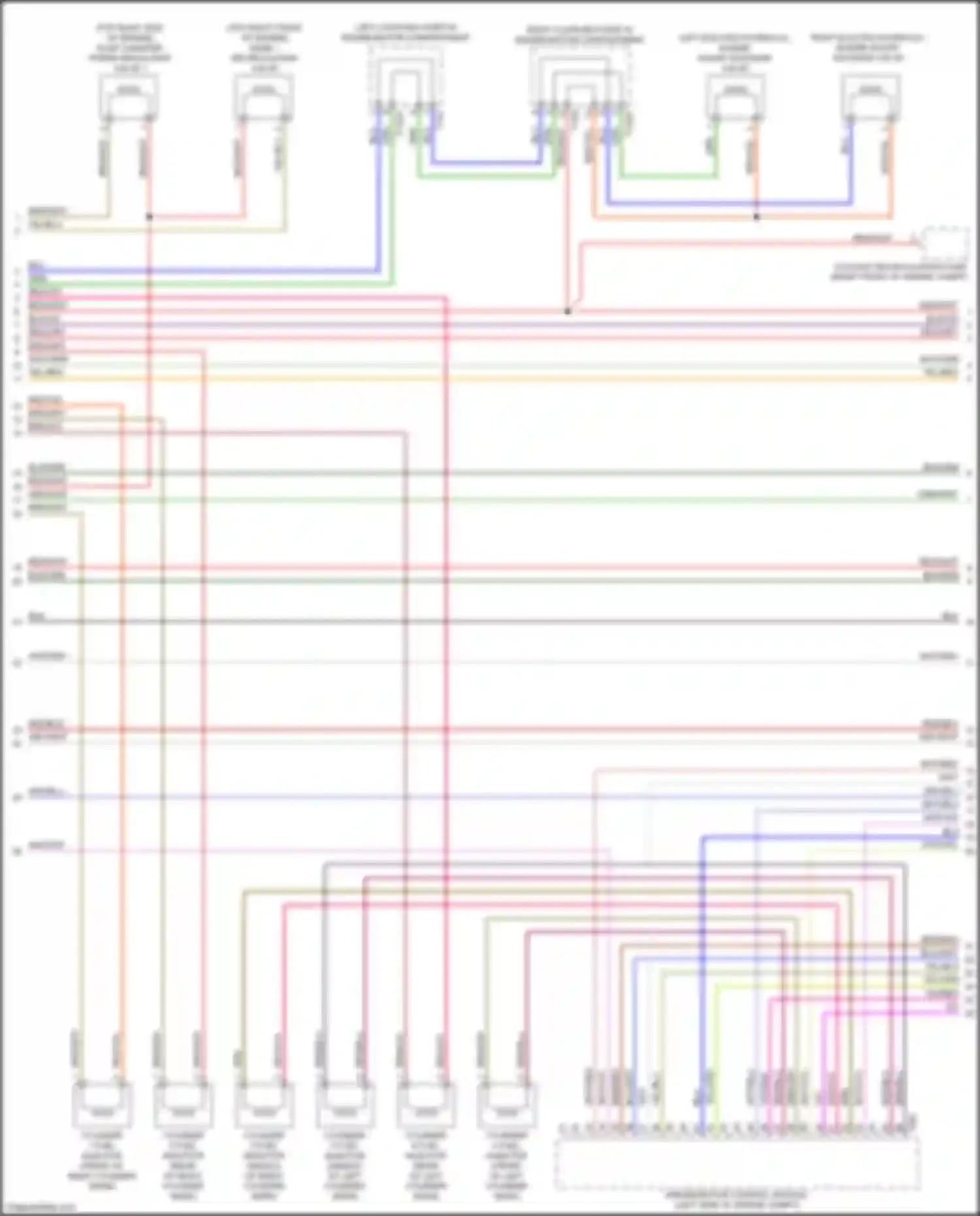 A7 Audi II (2018-2023): Wiring diagram engine performance 3.0l turbo (8 of 10)
