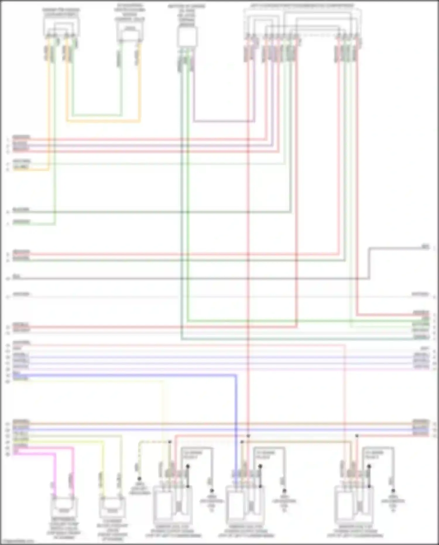 A7 Audi II (2018-2023): Wiring diagram engine performance 3.0l turbo (9 of 10)