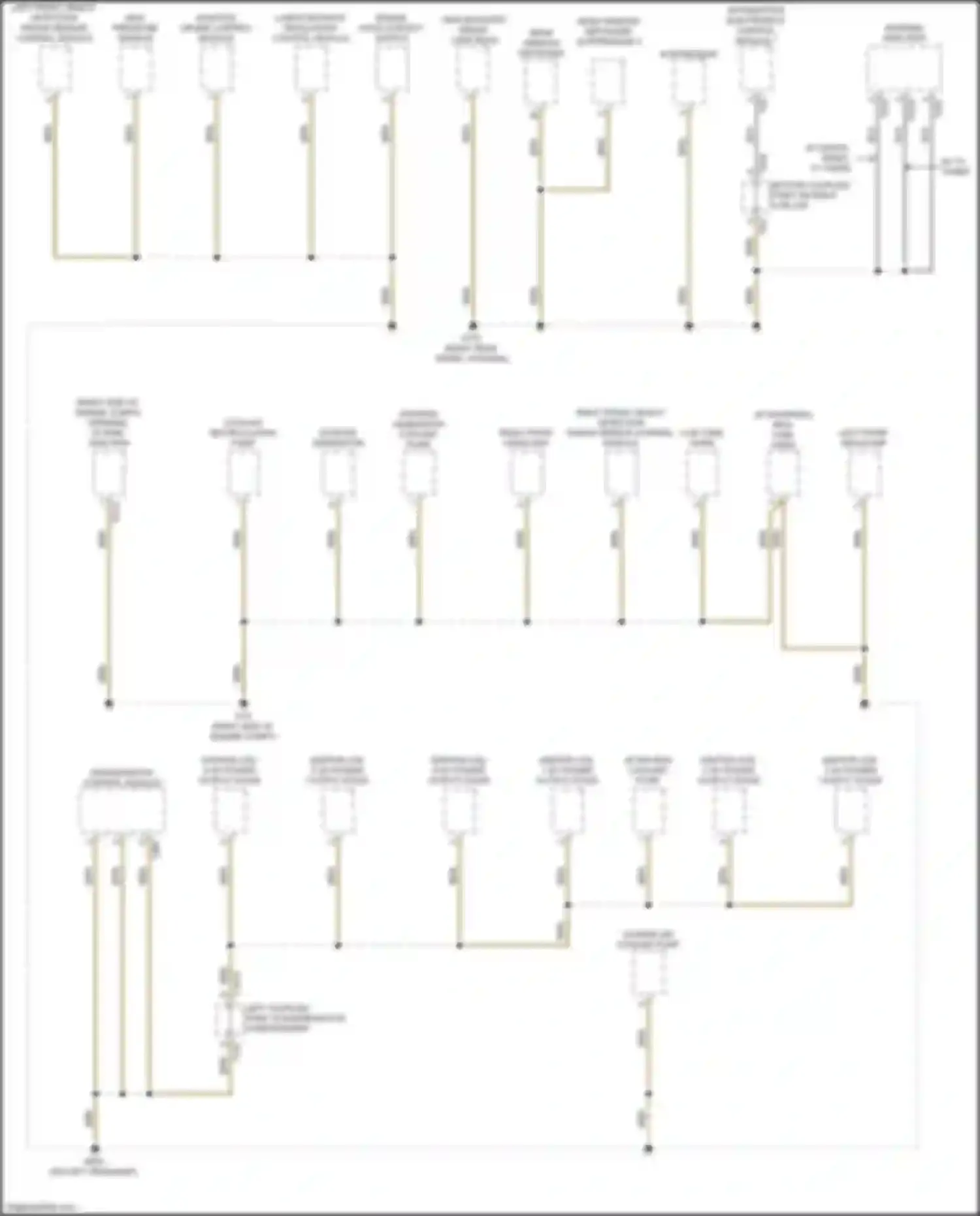 A7 Audi II (2018-2023): Ground distribution circuit (2 of 10)