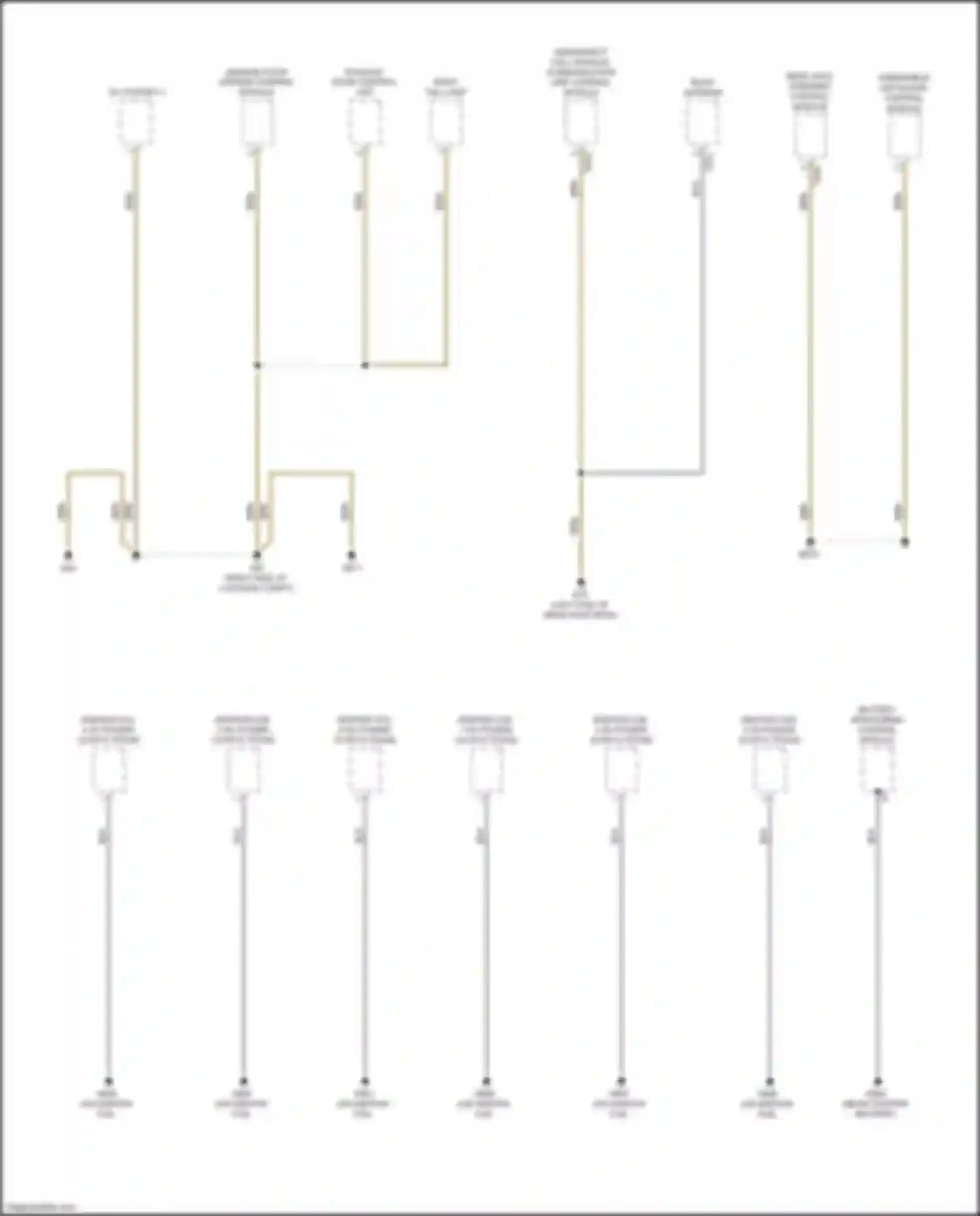 A7 Audi II (2018-2023): Ground distribution circuit (4 of 10)
