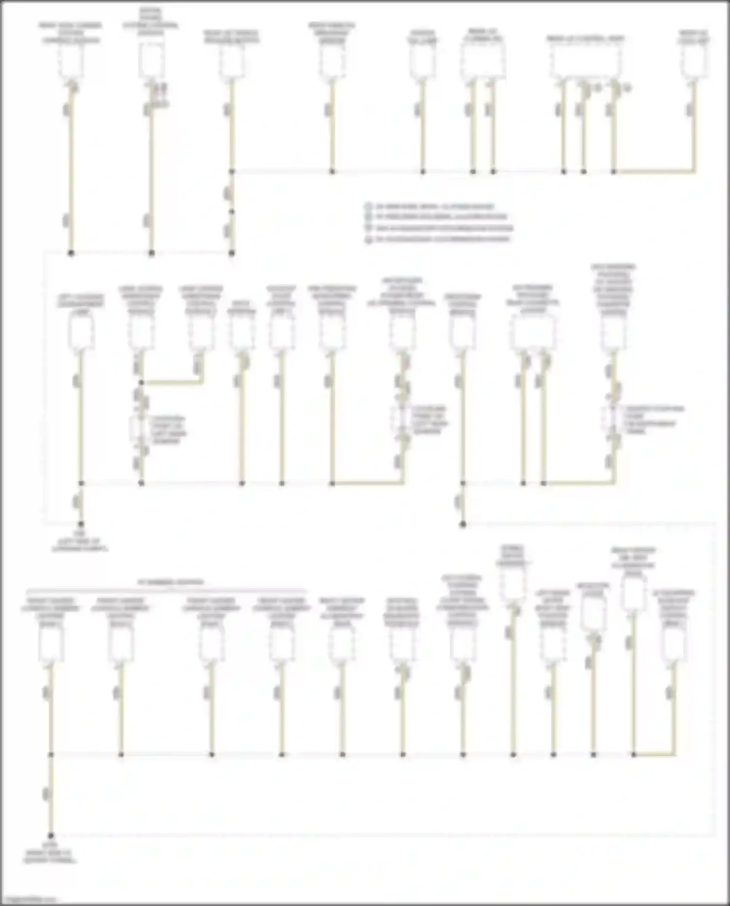 A7 Audi II (2018-2023): Ground distribution circuit (6 of 10)
