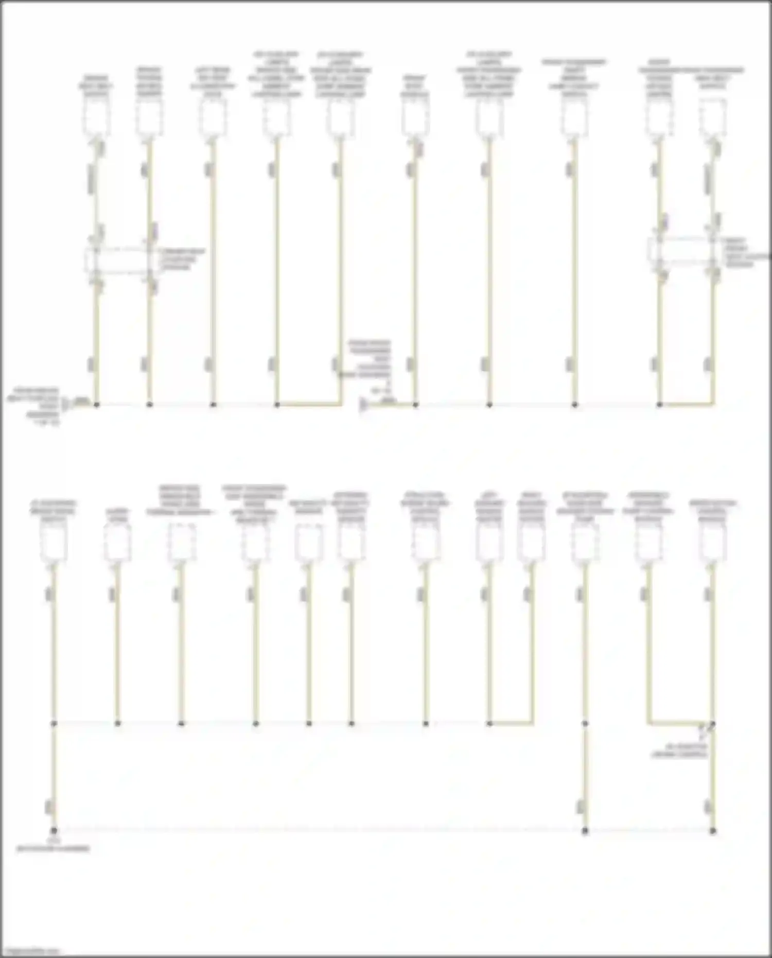 A7 Audi II (2018-2023): Ground distribution circuit (8 of 10)