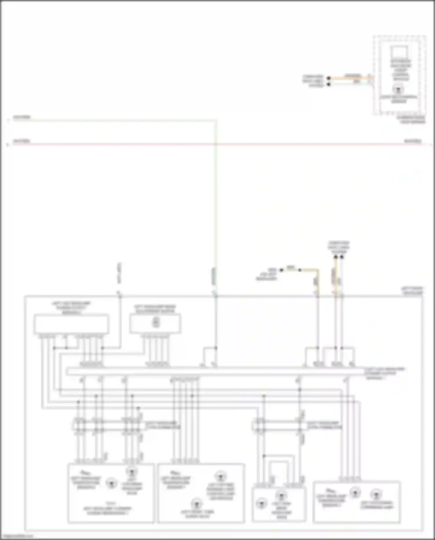 A7 Audi II (2018-2023): Headlights circuit, w/o multiple matrix beam & additional laser high beam (2 of 3)