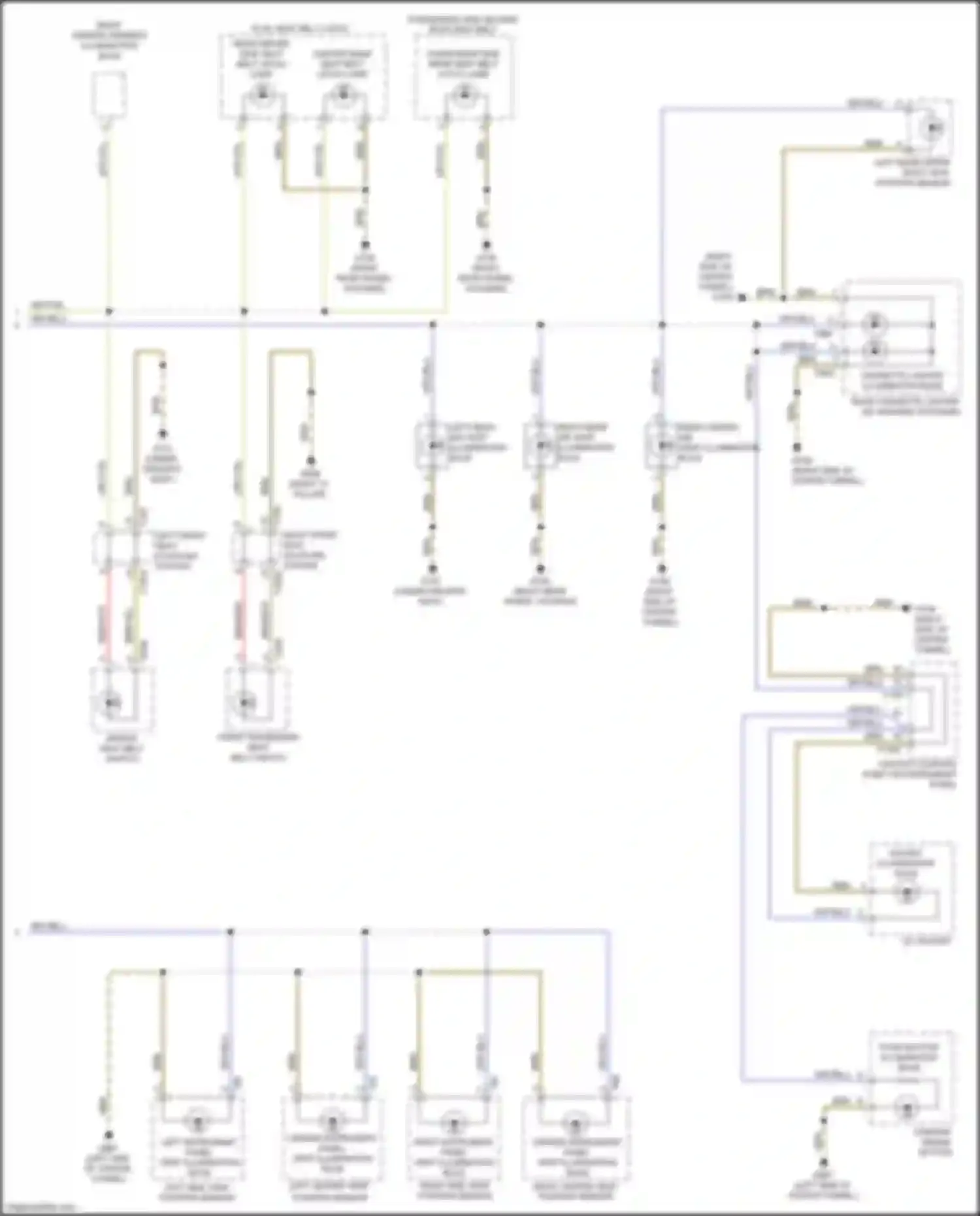 A7 Audi II (2018-2023): Instrument illumination circuit (2 of 3)