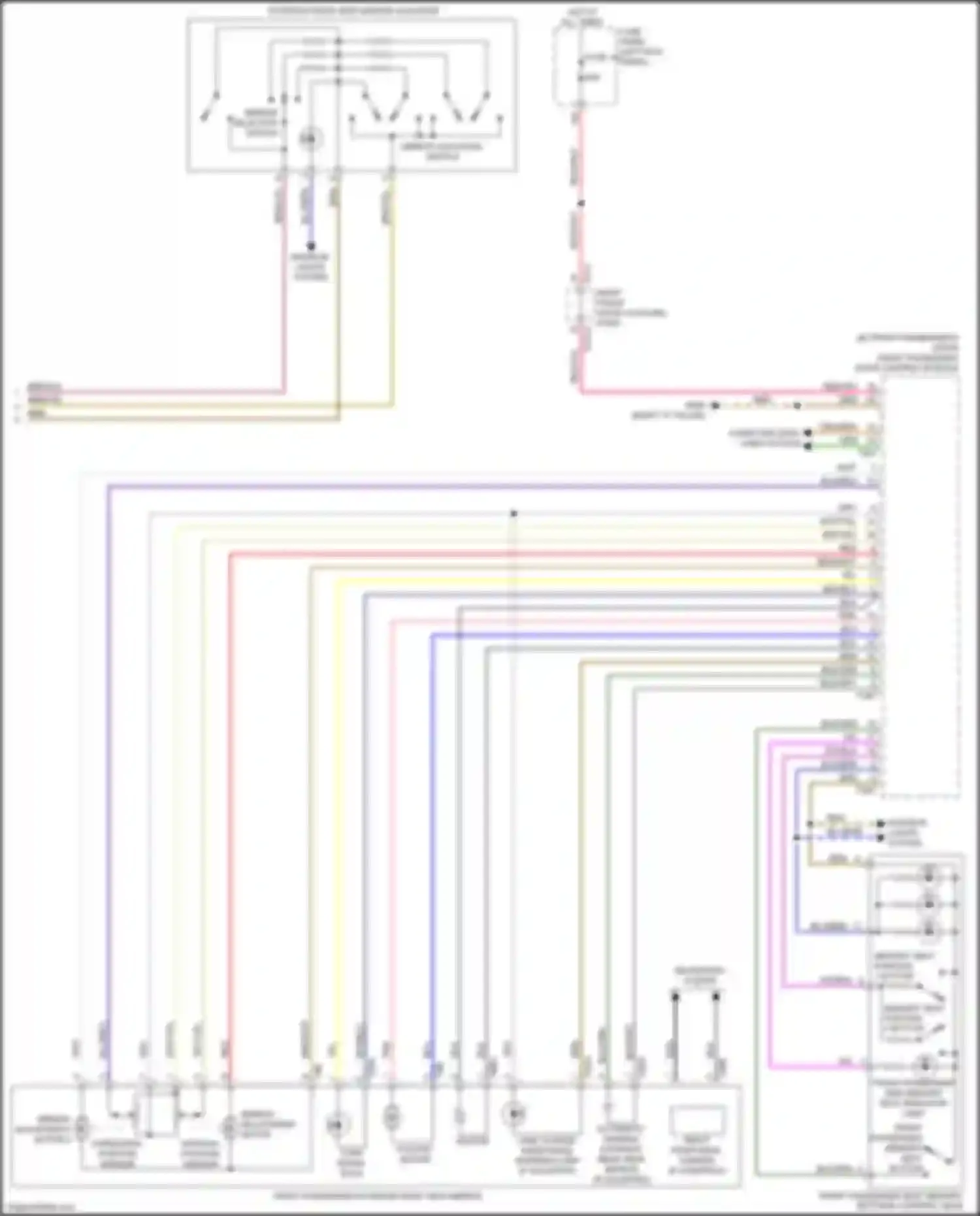 A7 Audi II (2018-2023): Memory mirrors circuit (2 of 2)