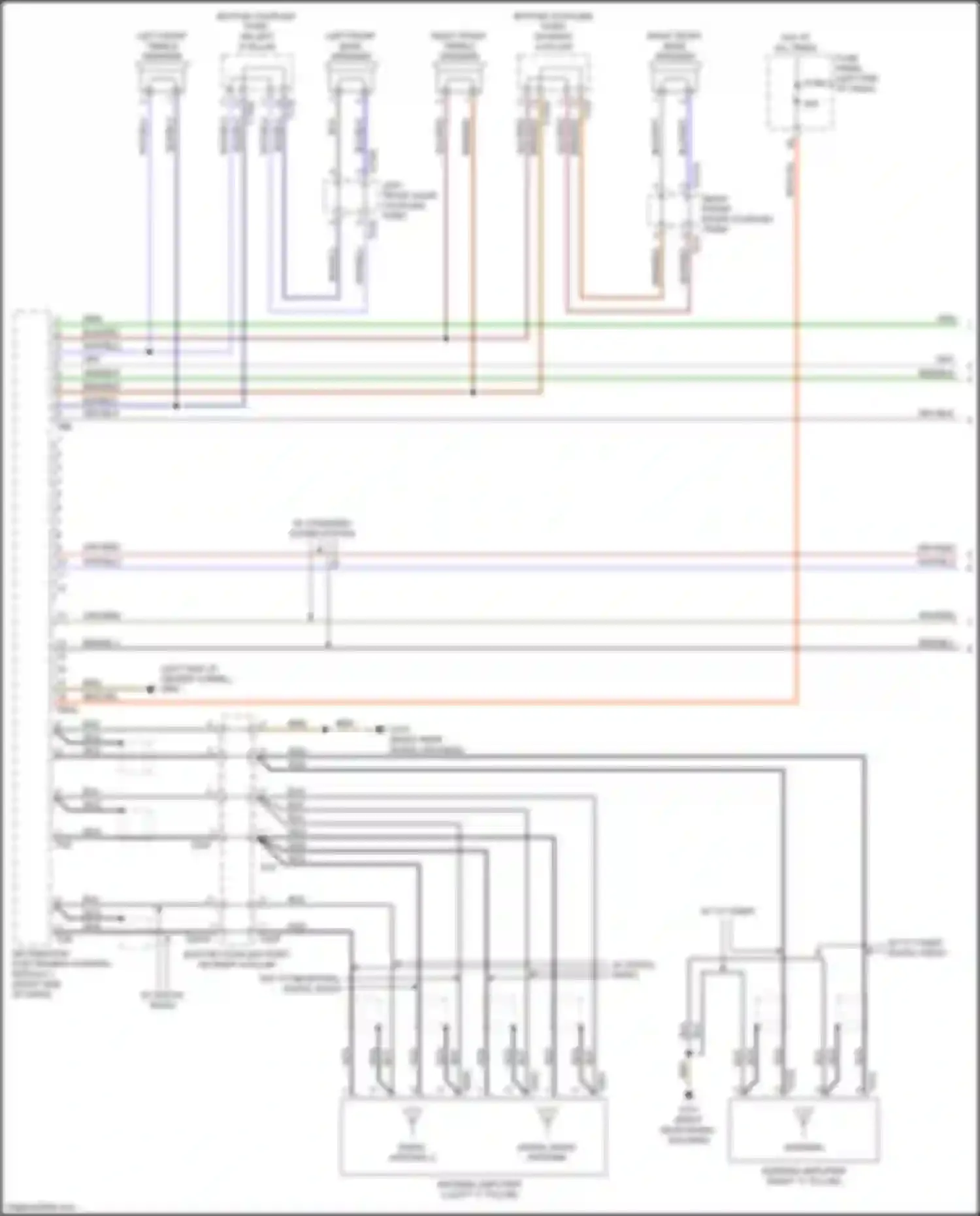 A7 Audi II (2018-2023): Navigation circuit, w/o amplifier (1 of 5)