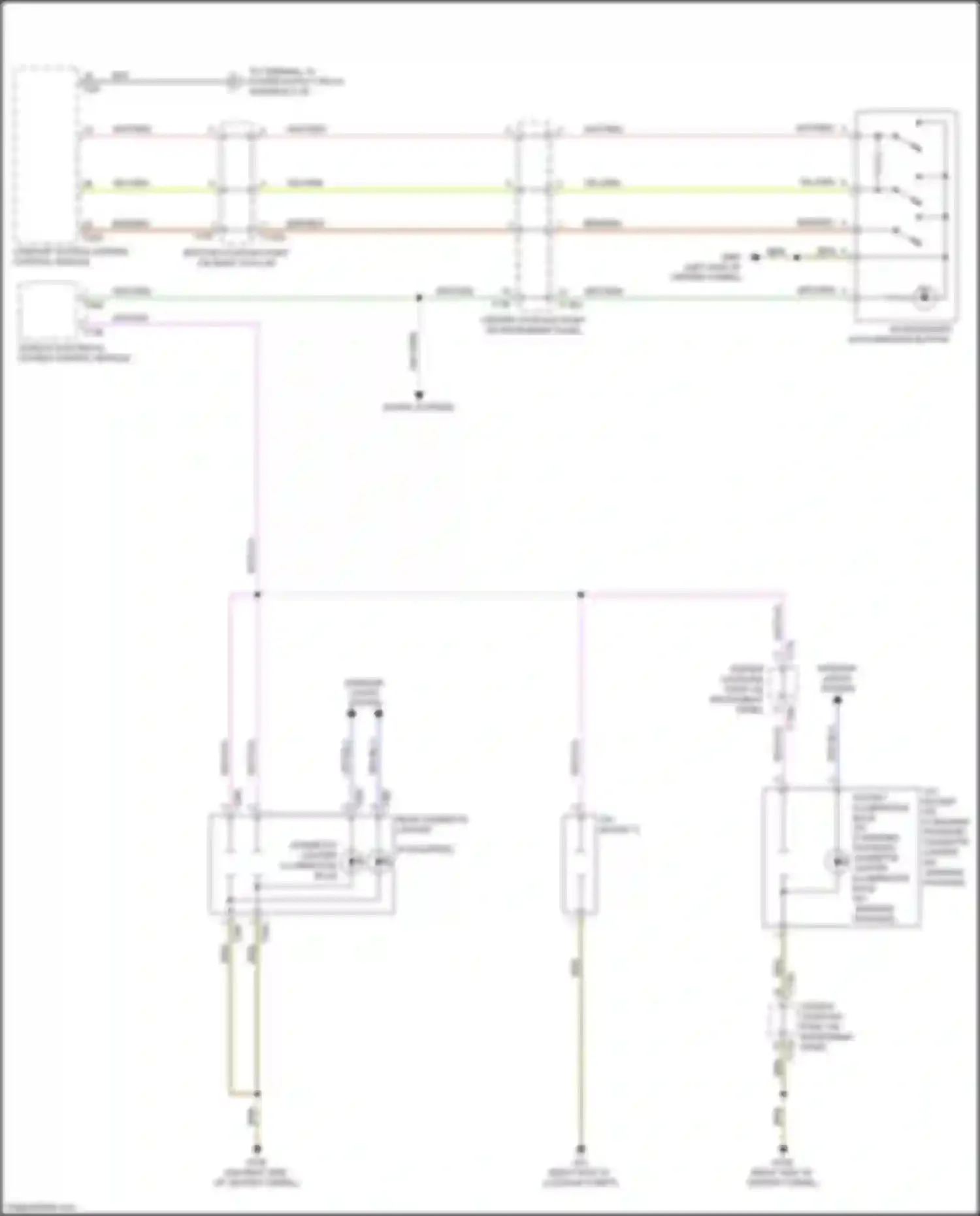 A7 Audi II (2018-2023): Power distribution circuit (2 of 9)