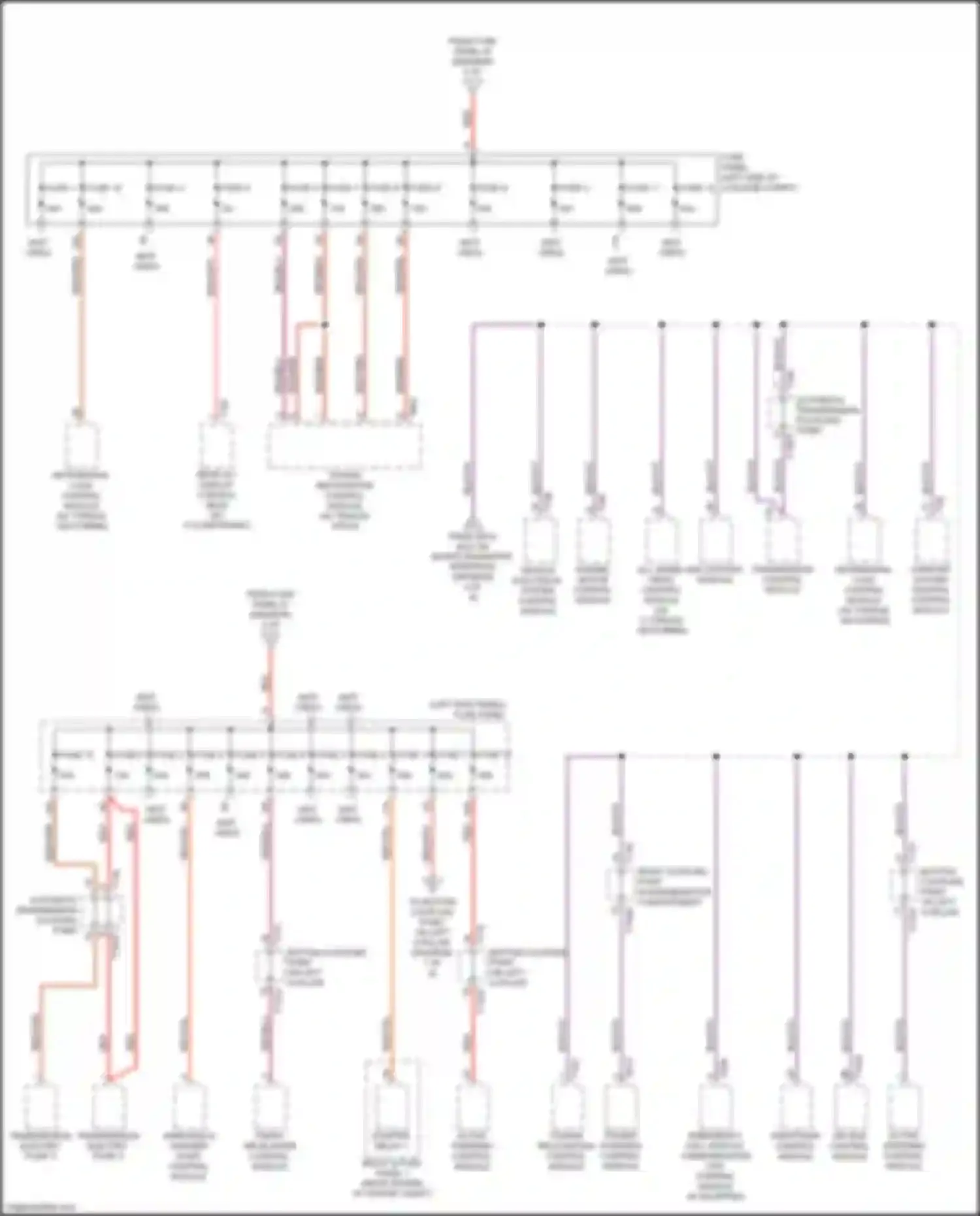 A7 Audi II (2018-2023): Power distribution circuit (6 of 9)