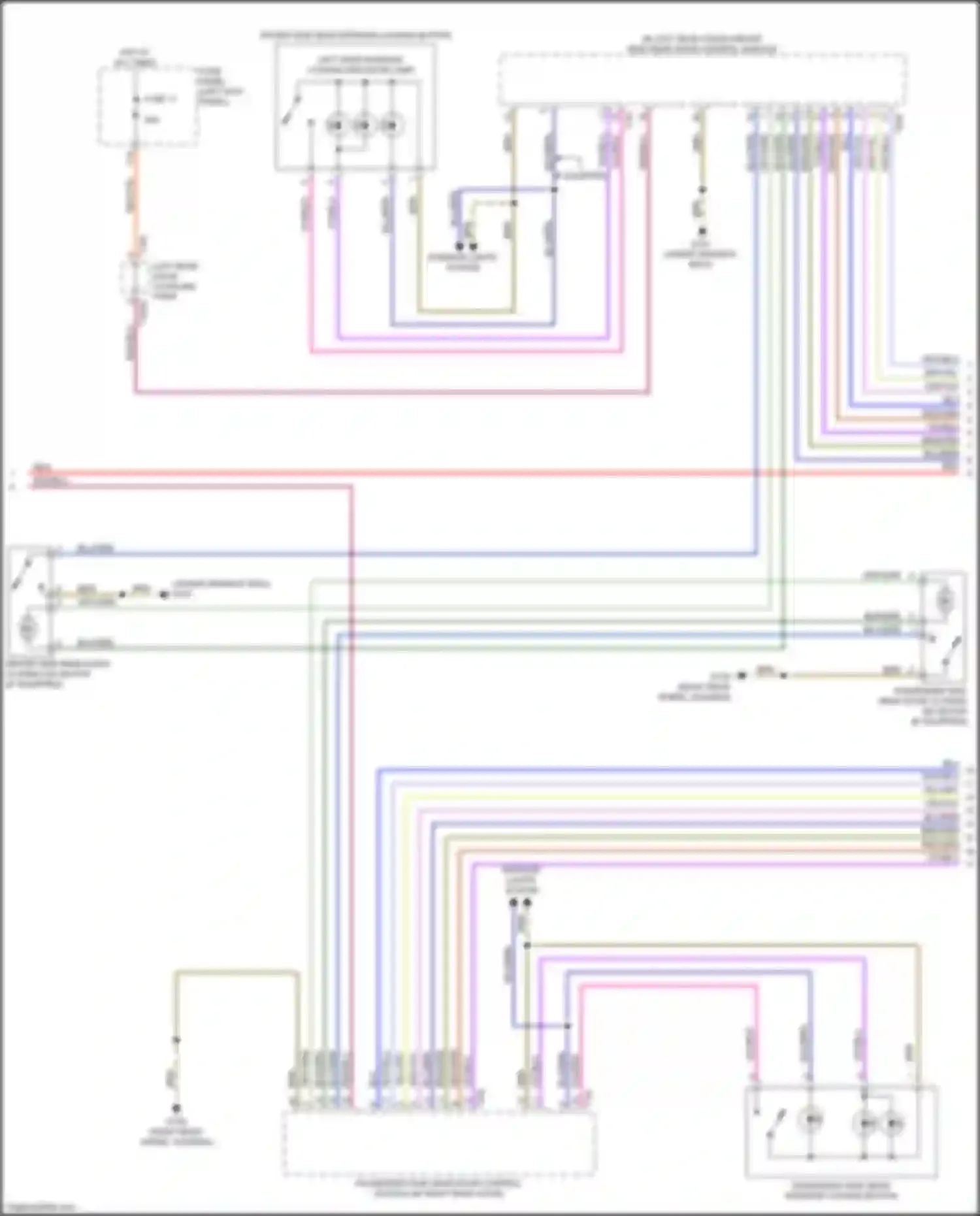 A7 Audi II (2018-2023): Power door locks circuit (3 of 5)