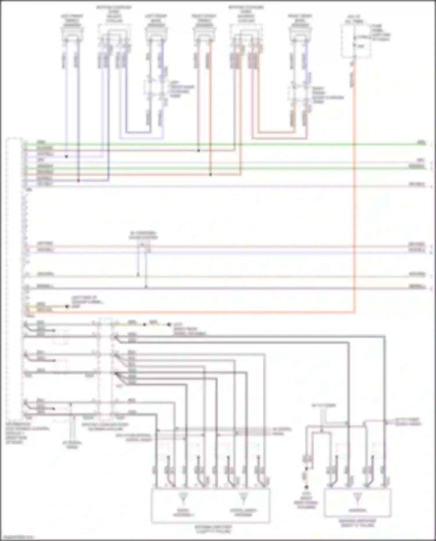 A7 Audi II (2018-2023): Radio circuit, w/o amplifier (1 of 5)