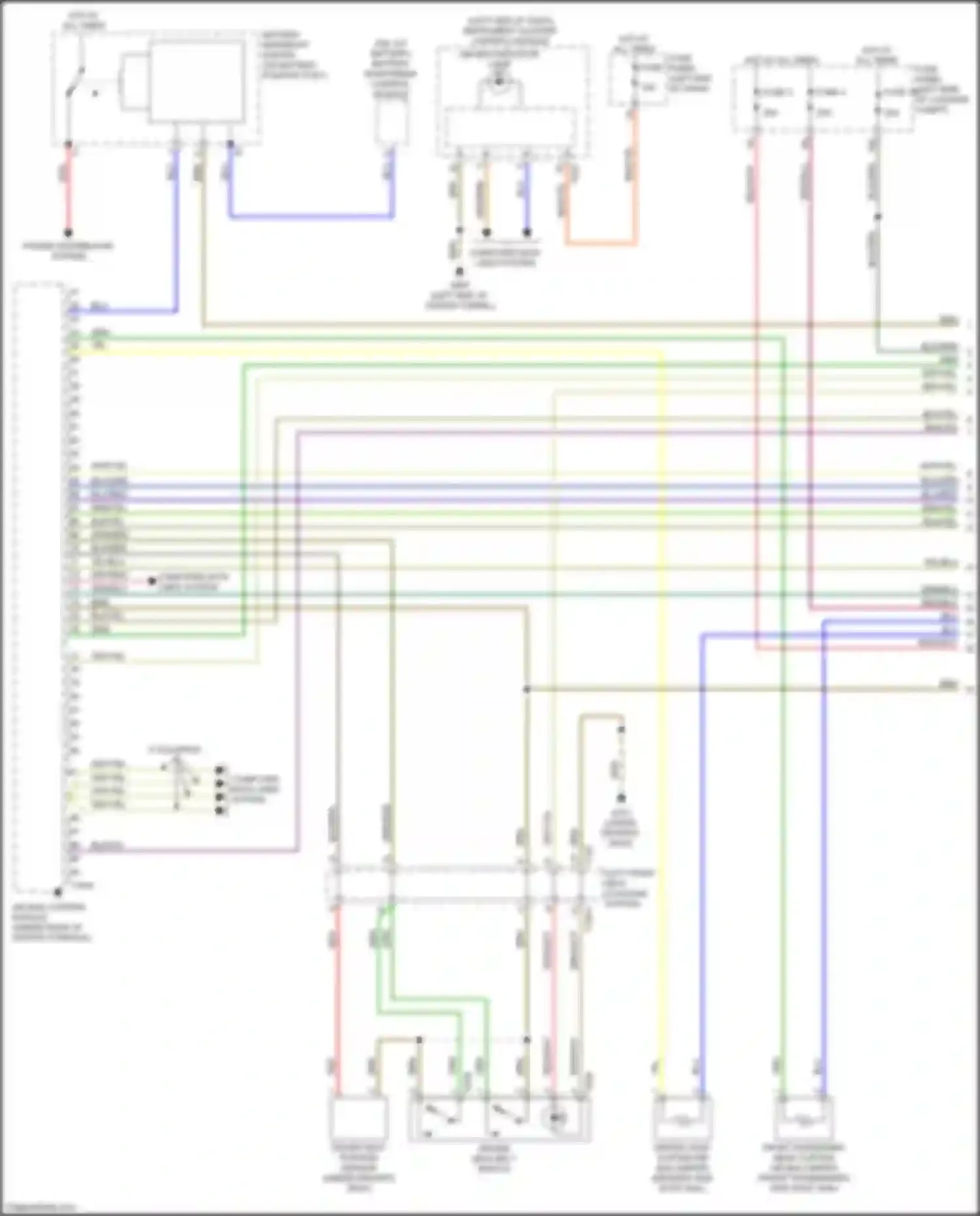 A7 Audi II (2018-2023): Supplemental restraints circuit (1 of 5)