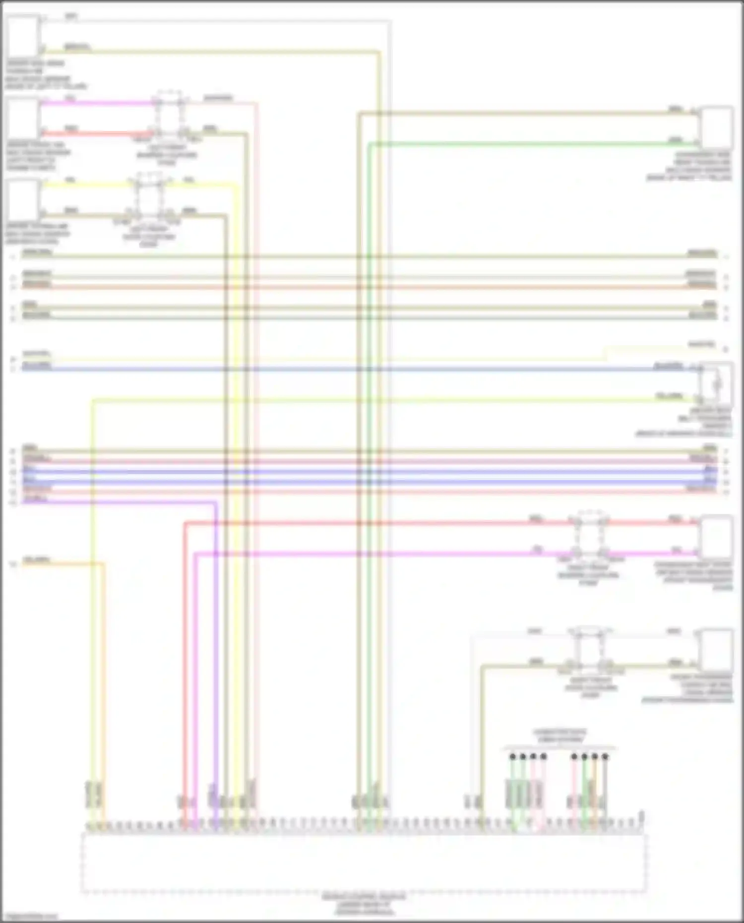 A7 Audi II (2018-2023): Supplemental restraints circuit (3 of 5)