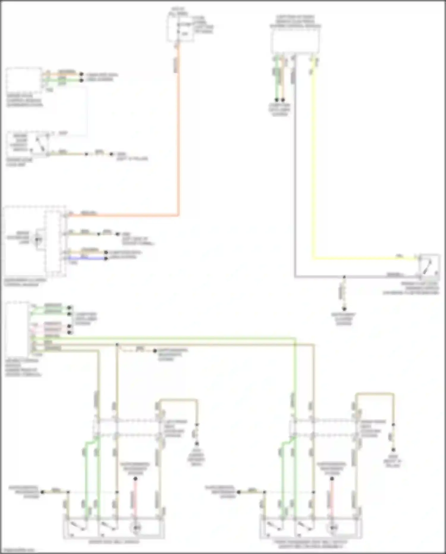 A7 Audi II (2018-2023): Buzzer circuit