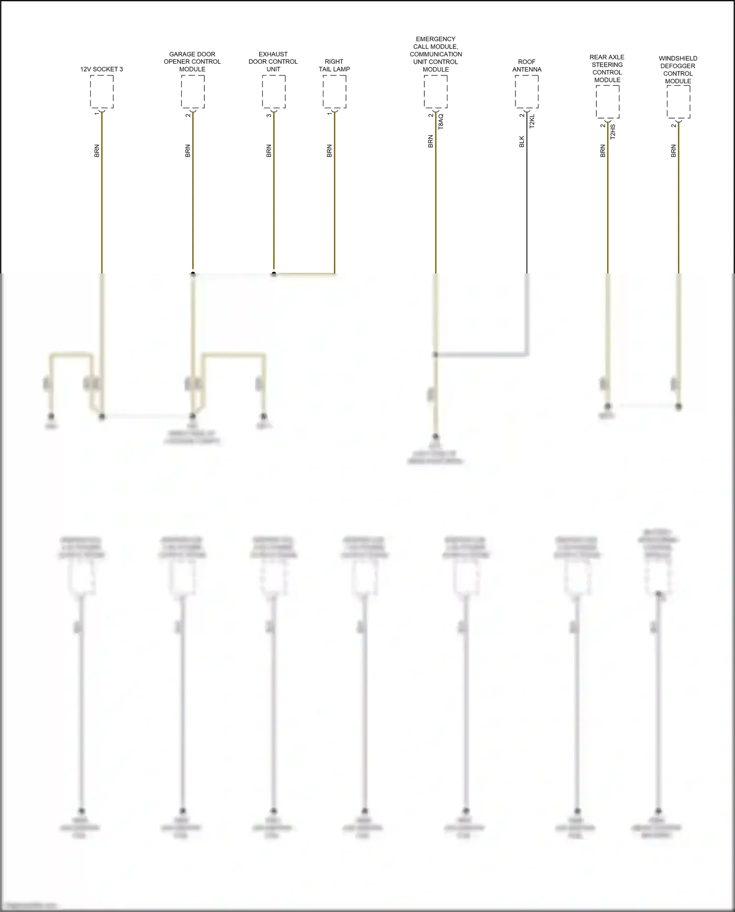 Audi A7 II (2018-2023) blk wiring diagram  (87 of 110)