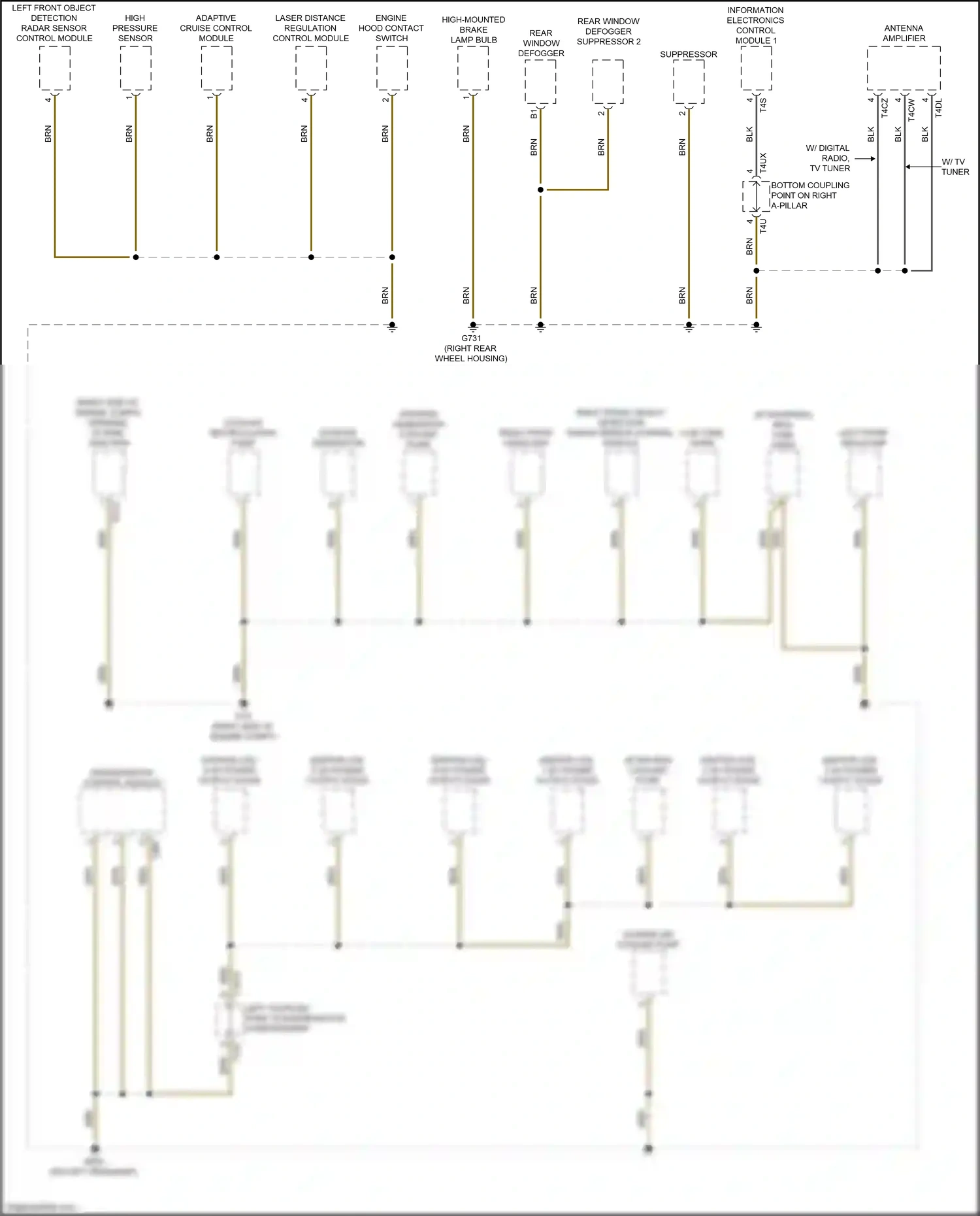 Audi A7 II (2018-2023) brn wiring diagram  (126 of 188)
