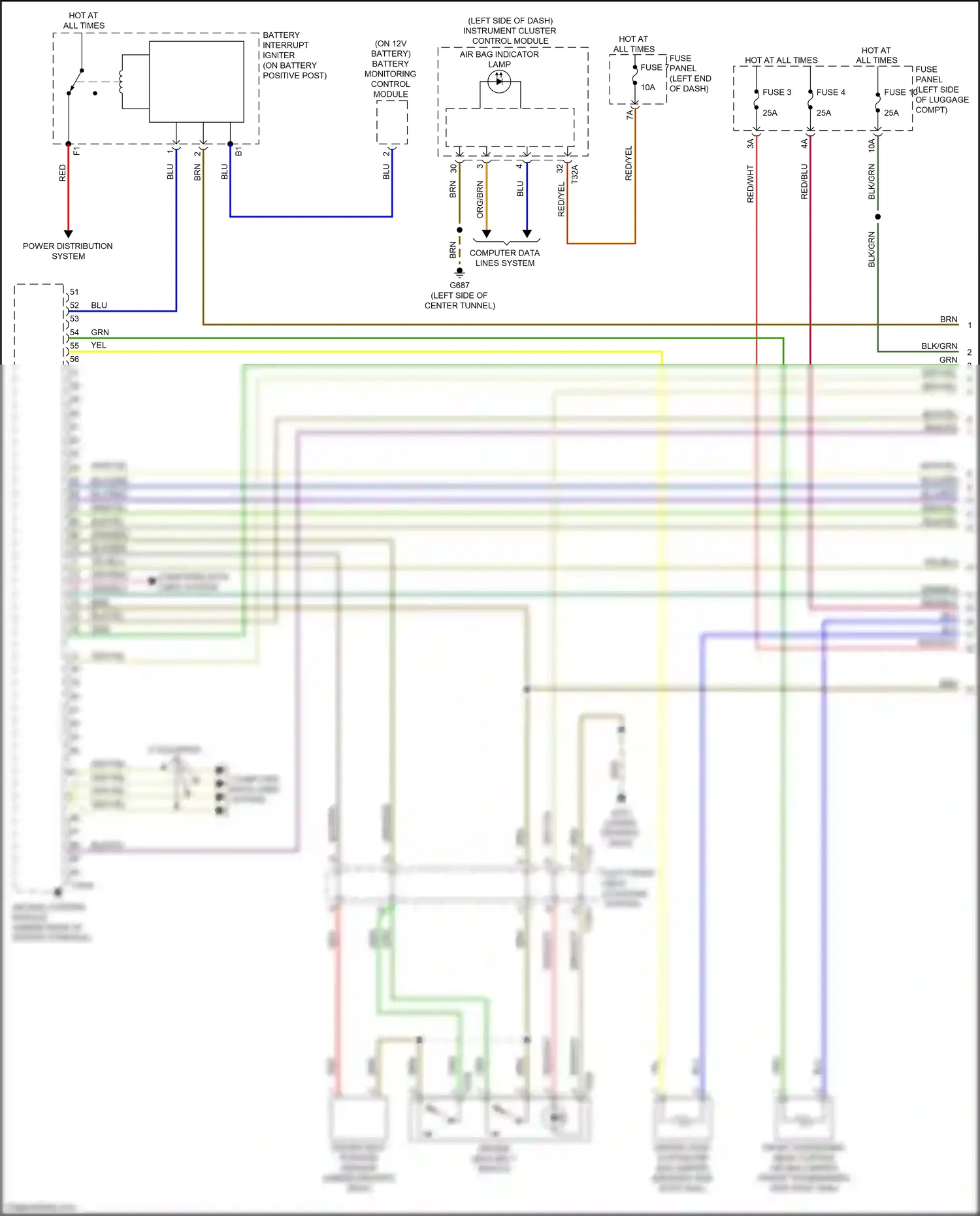Audi A7 II (2018-2023) brn wiring diagram  (181 of 188)
