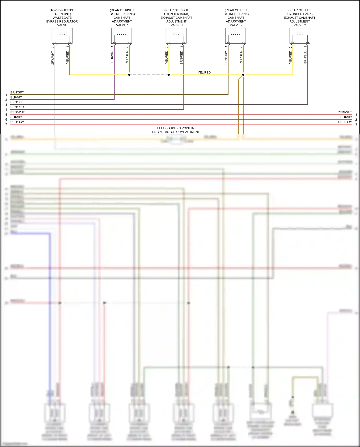 Audi A7 II (2018-2023) brn/grn wiring diagram  (44 of 45)
