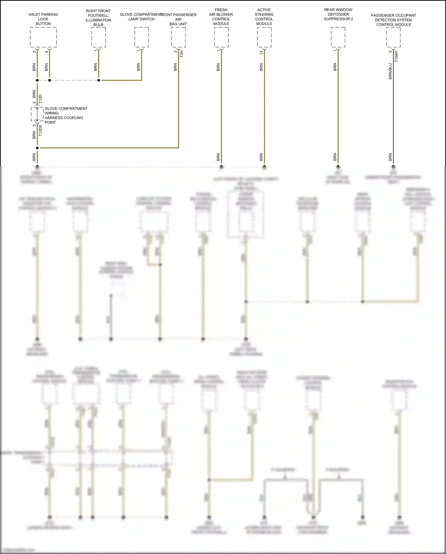 Audi A7 II (2018-2023) comfort system central control module wiring diagram  (24 of 27)