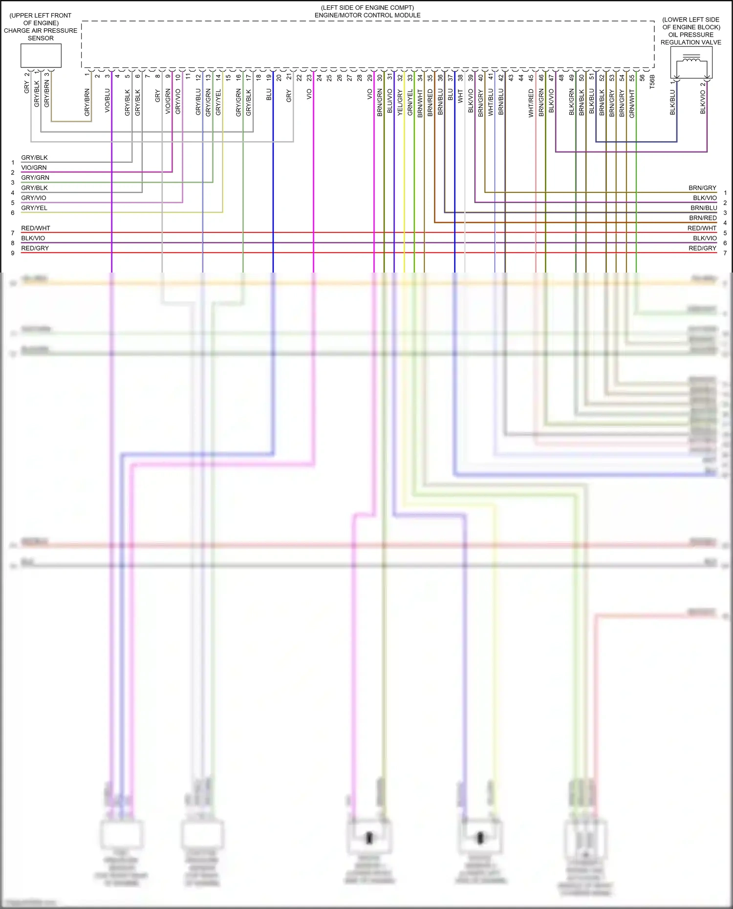Audi A7 II (2018-2023) fuel pressure sensor wiring diagram  (1 of 1)