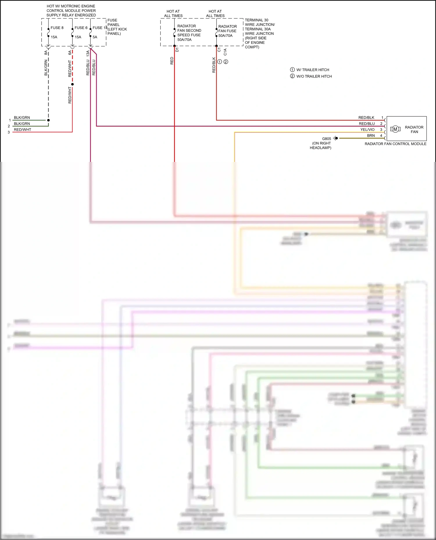 Audi A7 II (2018-2023) fuse 6 wiring diagram  (11 of 24)