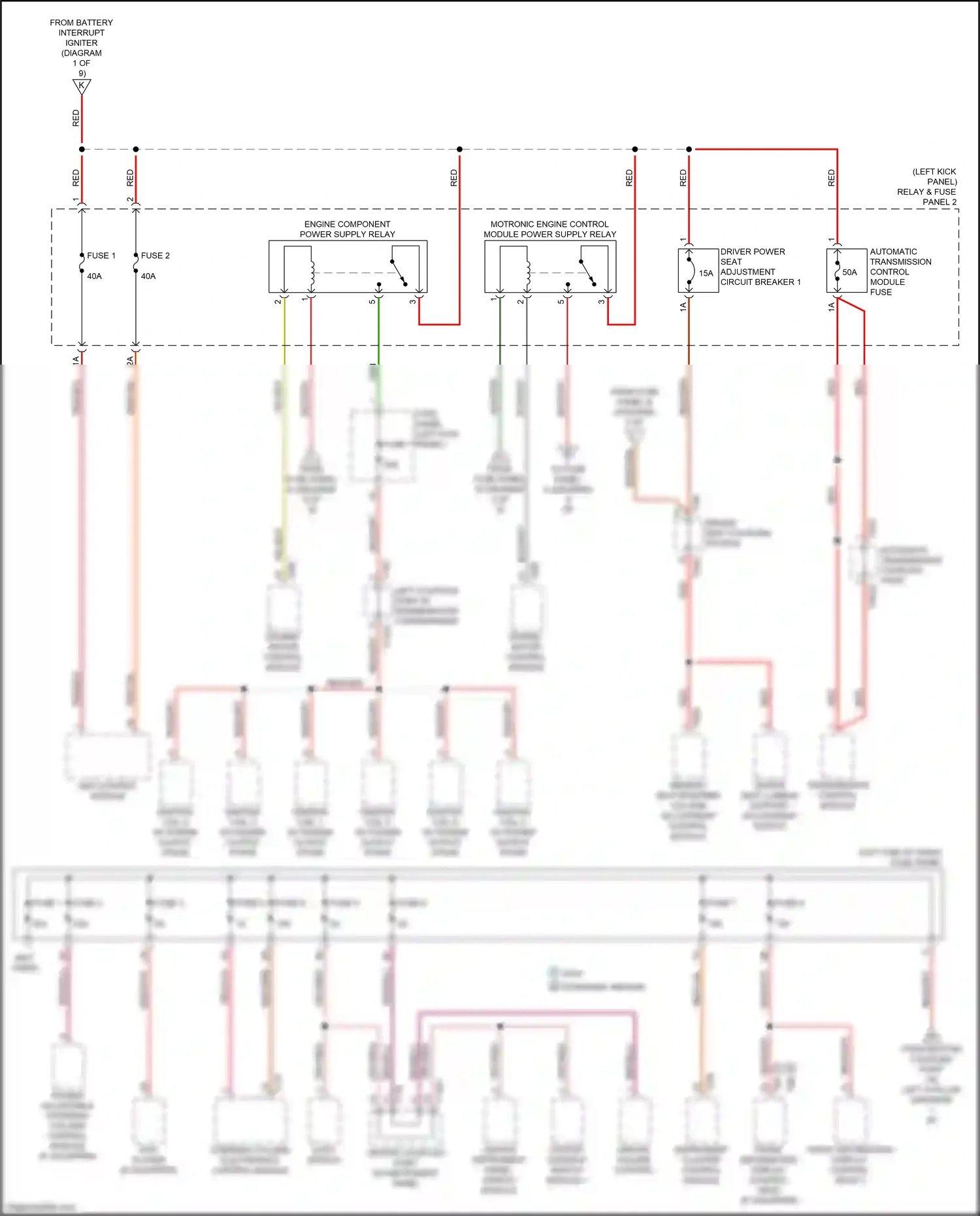 Audi A7 II (2018-2023) light switch wiring diagram  (8 of 8)