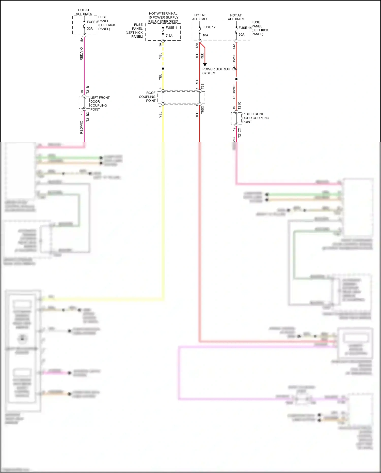 Audi A7 II (2018-2023) org/brn wiring diagram  (23 of 126)