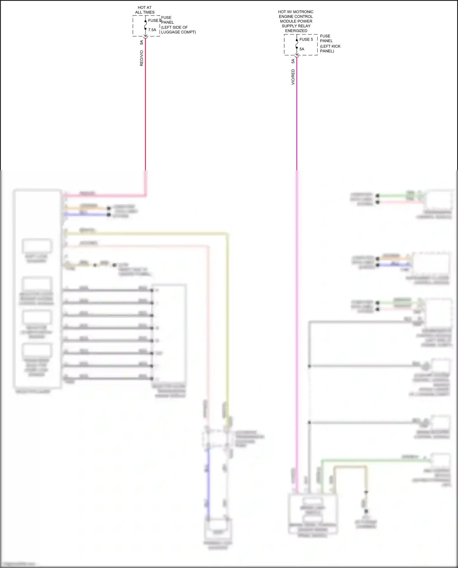 Audi A7 II (2018-2023) org/brn wiring diagram  (69 of 126)