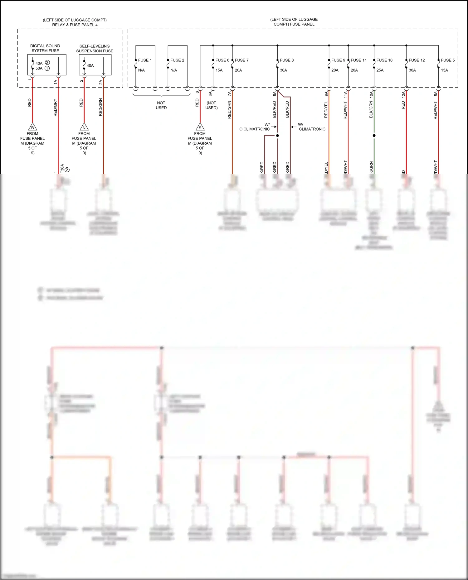 Audi A7 II (2018-2023) red/gry wiring diagram  (7 of 48)